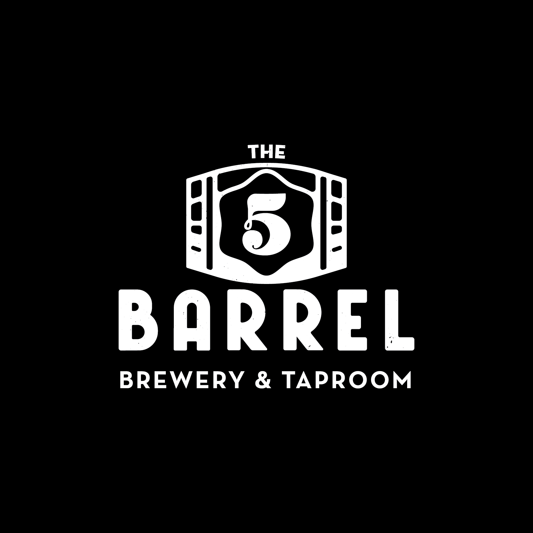 5 Barrel Brewery Taproom Logo design Branding Visual ID