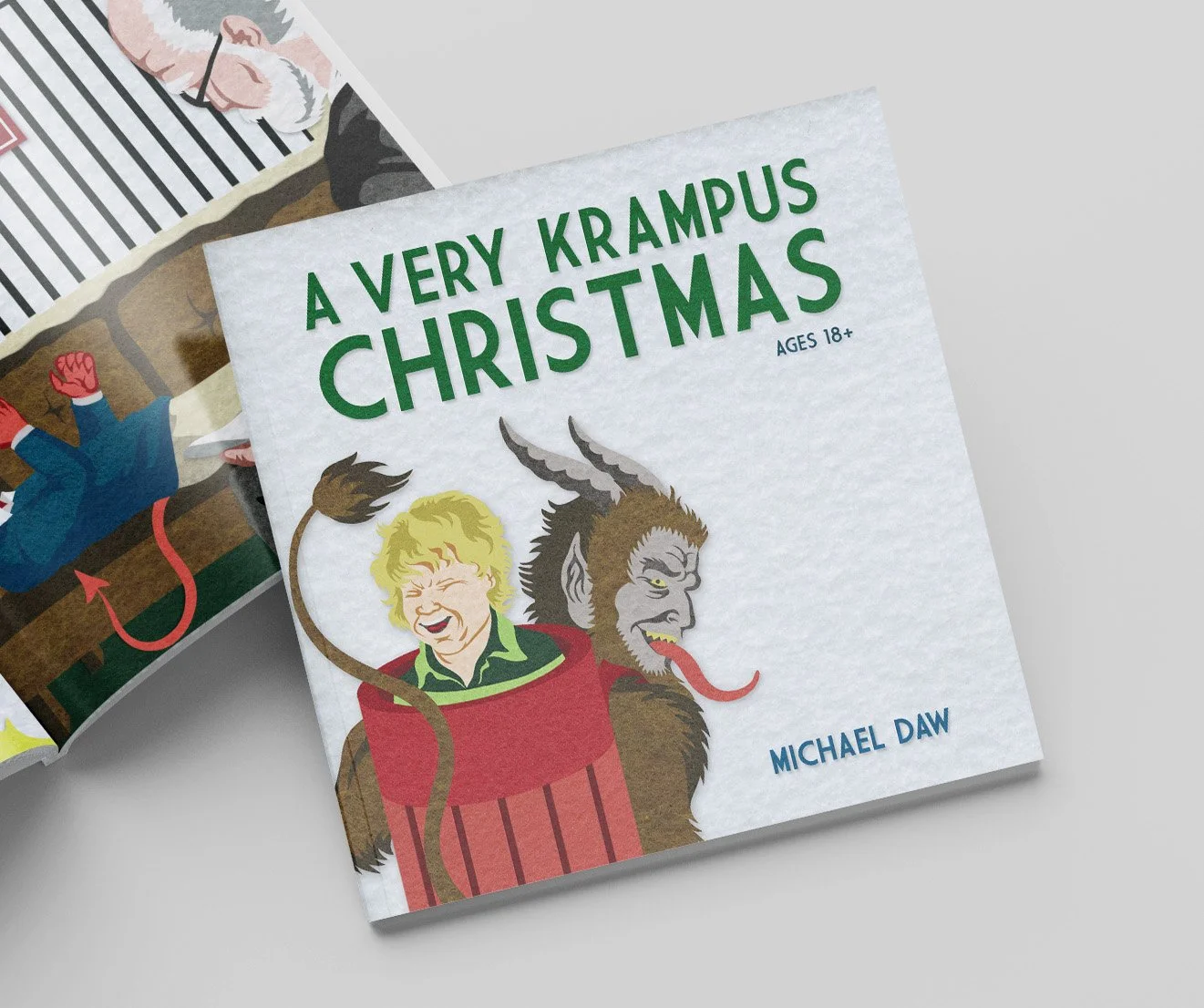 A Very Krampus Christmas Story Book Illustrations