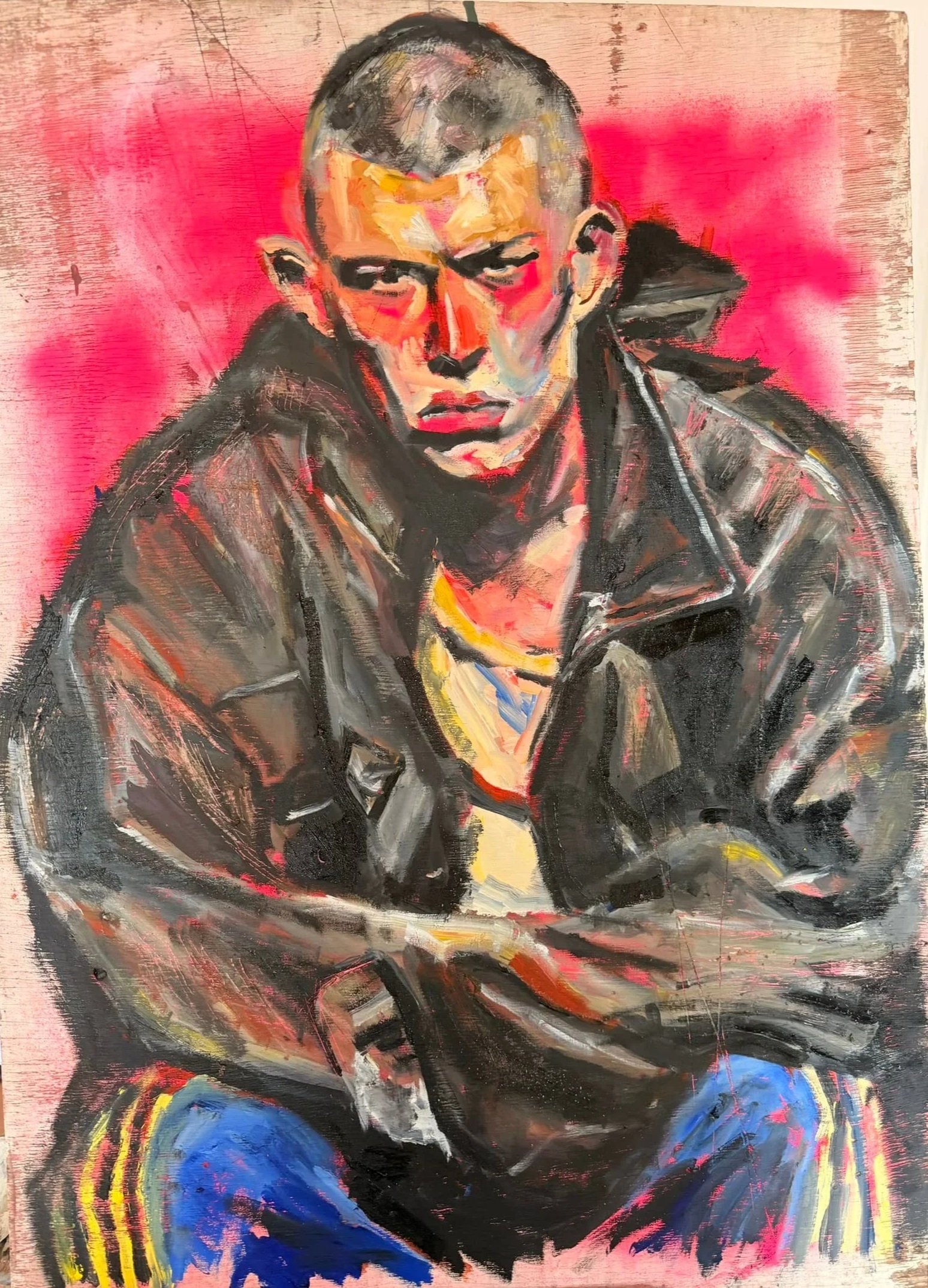 E L I A S
Oil on reclaimed wood
Original artwork for sale 