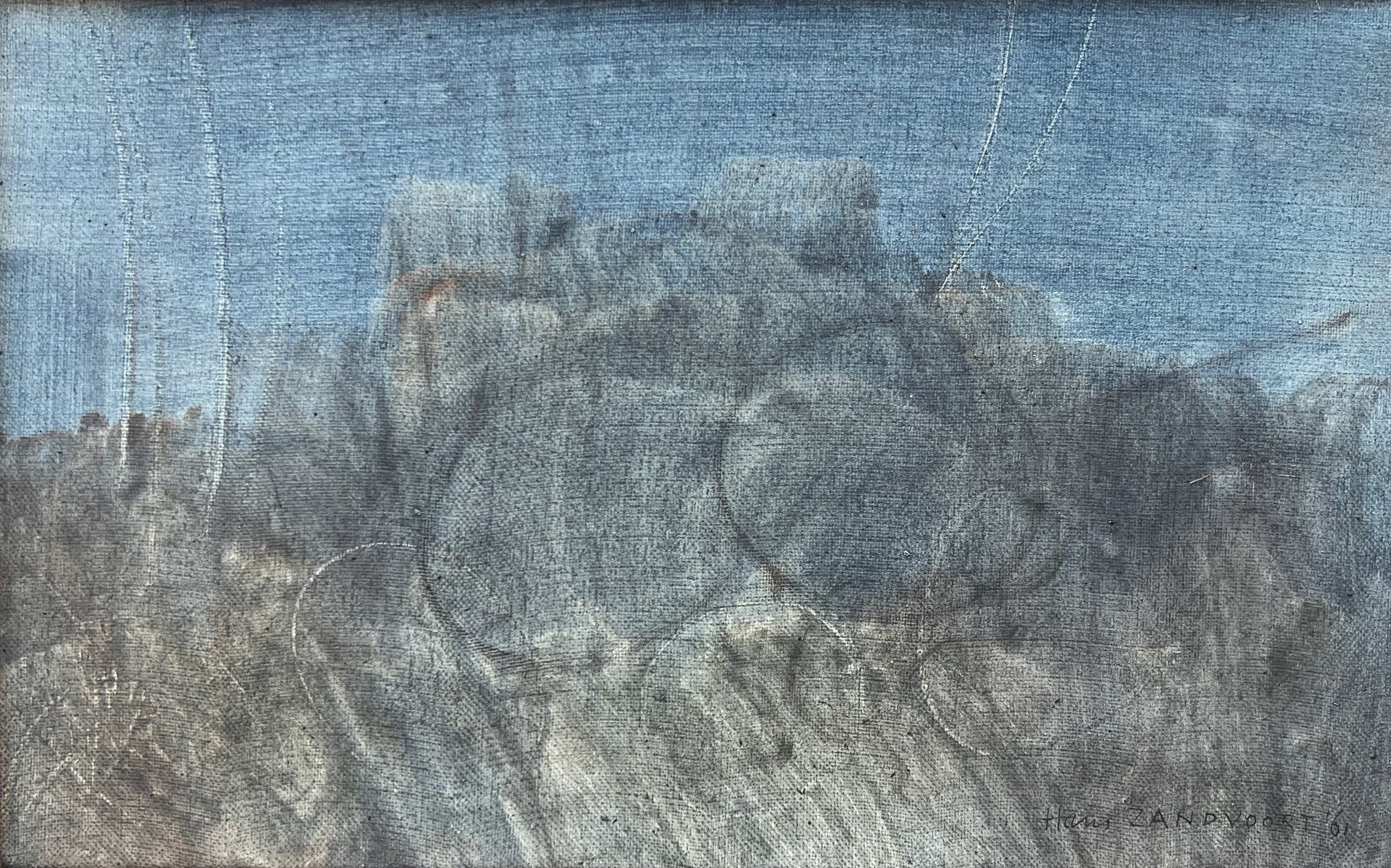 Abstract painting by Hans Zandvoort