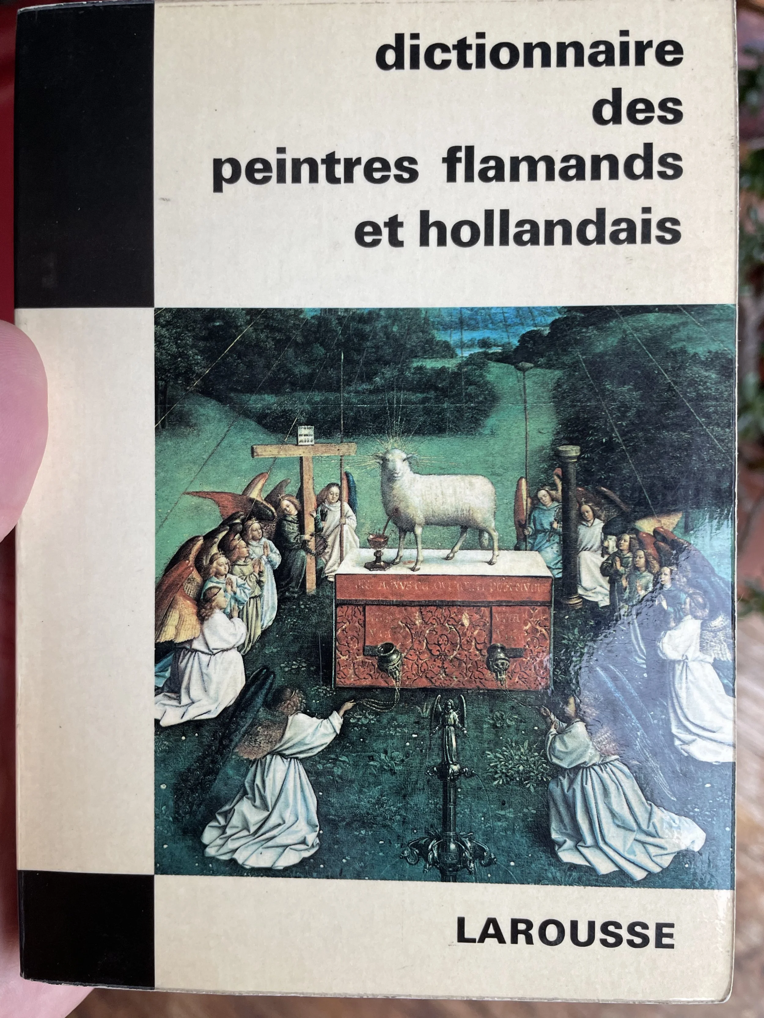 Cover of the Larousse Dictionnaire des Peintres Flamands et Hollandais, which includes an entry on Hans Zandvoort.