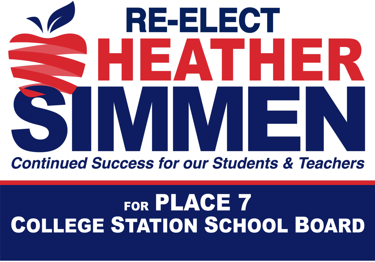 Heather Simmen for College Station School Board Place 7