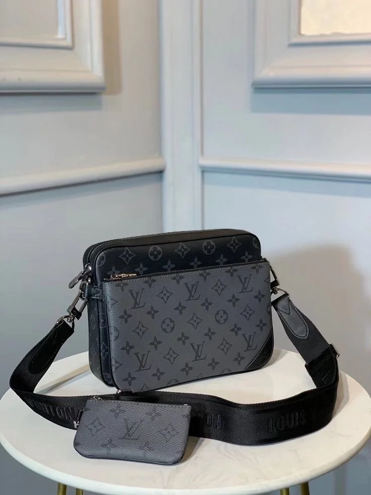 LV mens trio messenger bag