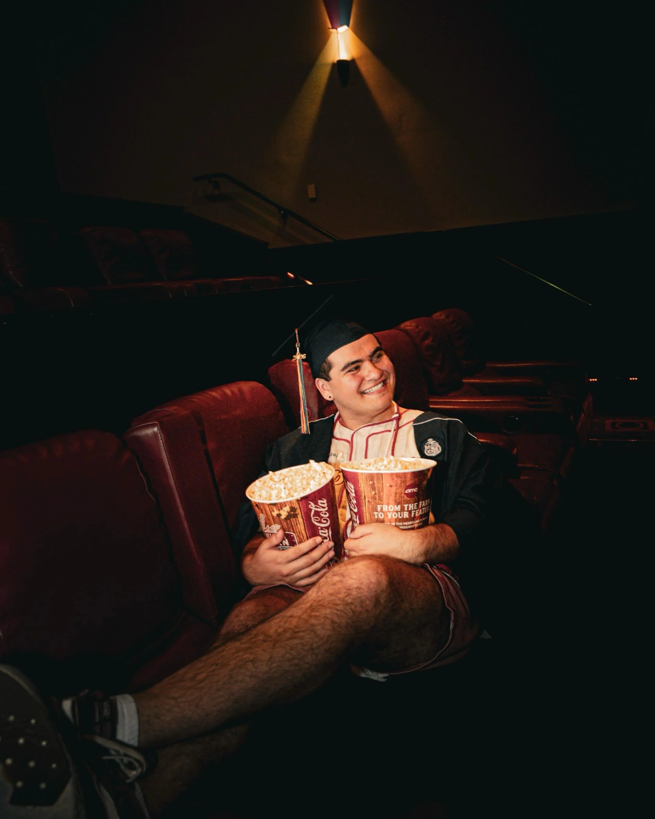 100% , Absolutely, Obsessed with @natee.thomas , We truly come to @amctheatres for magic 🎥
-
First time doing a shoot in a movie theatre &amp; I&rsquo;m so grateful it was with them 🧡
-
#photographer #seniorphotographer #creaate #amctheaters