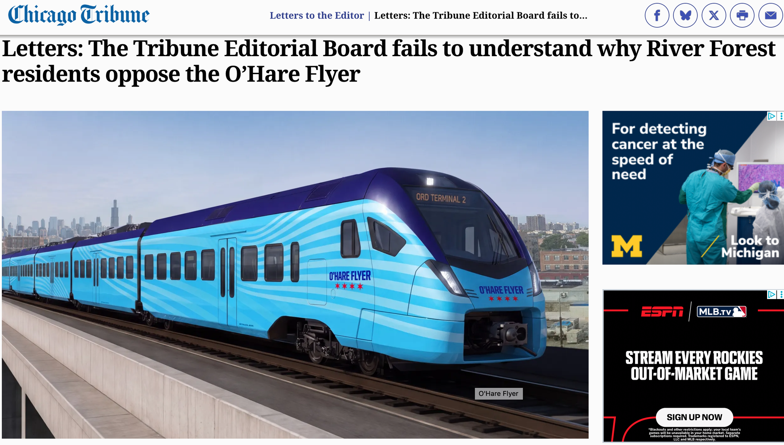What benefit to the western suburbs would this really provide? What is the purpose of disrupting life in a quiet residential neighborhood a short distance from the forest preserves when there are clearly other alternate routes such as the Blue Line a