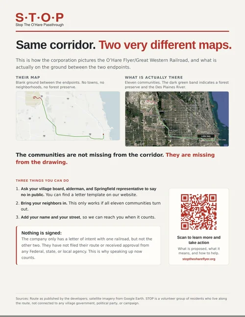 Their Map vs Our Map flyer