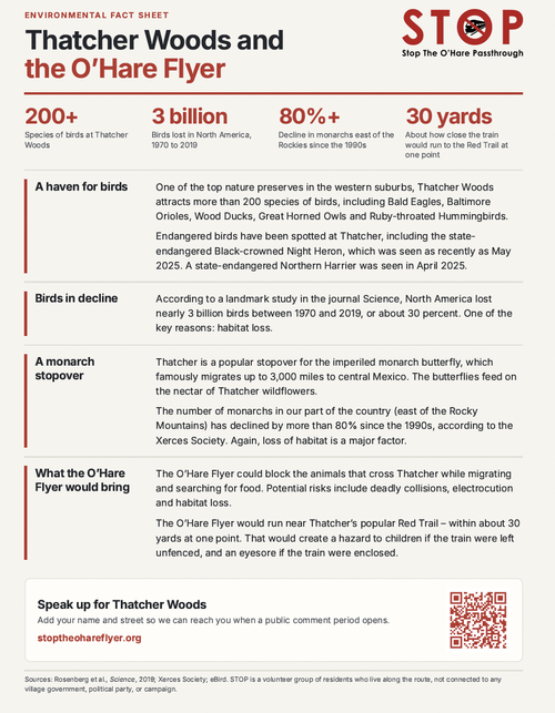 Thatcher Woods fact sheet