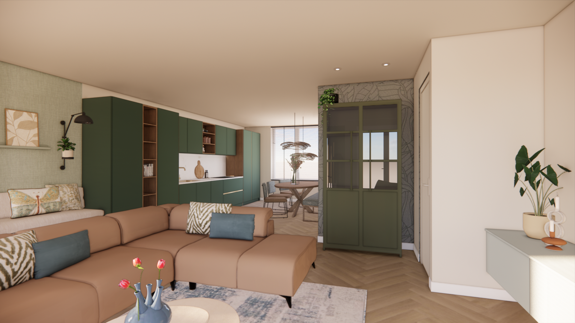 groene keuken interieuradvies rijnsburg