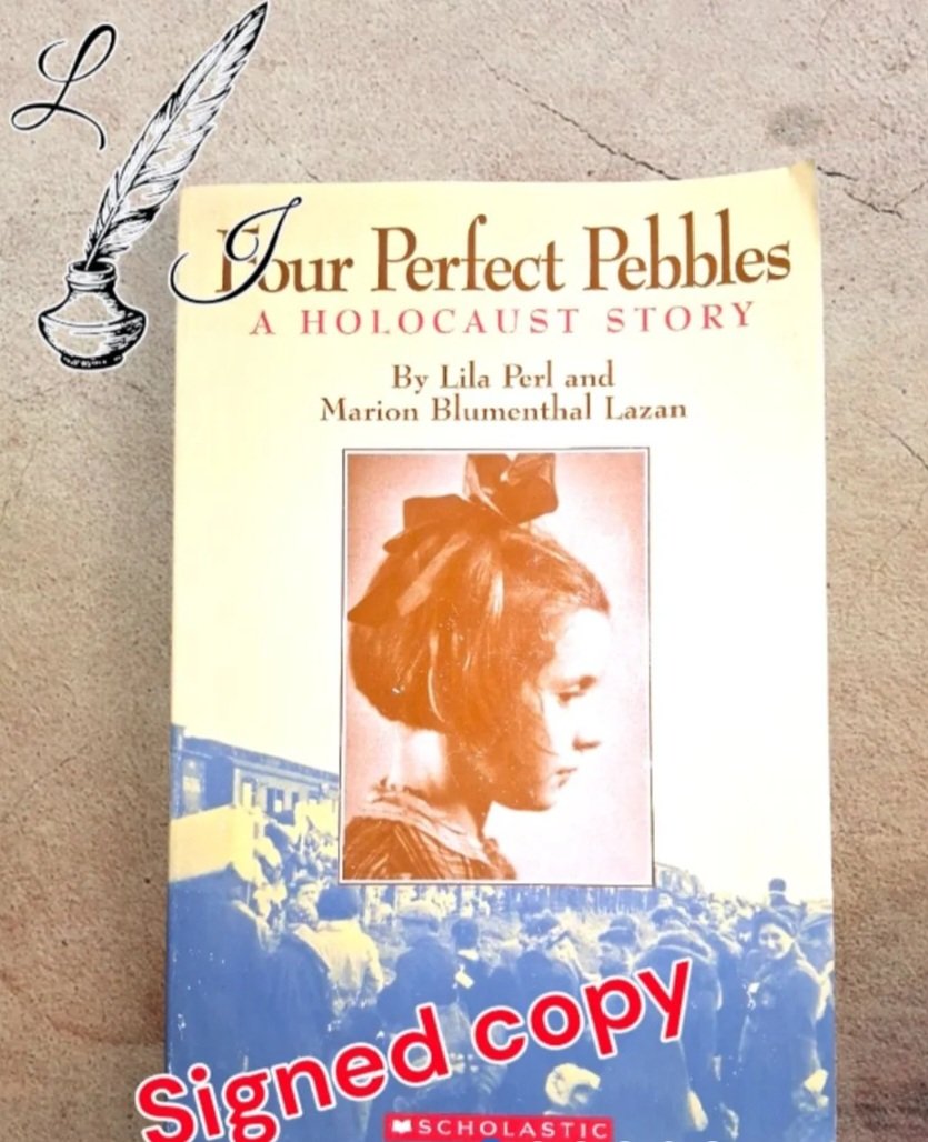 SIGNED: Four Perfect Pebbles by: Lila Perl, Marion Blumenthal Lazan