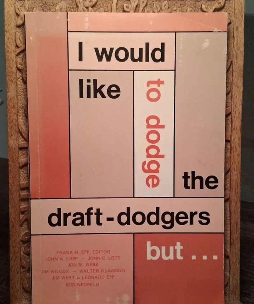 I would like to dodge the draft-dodgers but... by: Frank Epp, editor