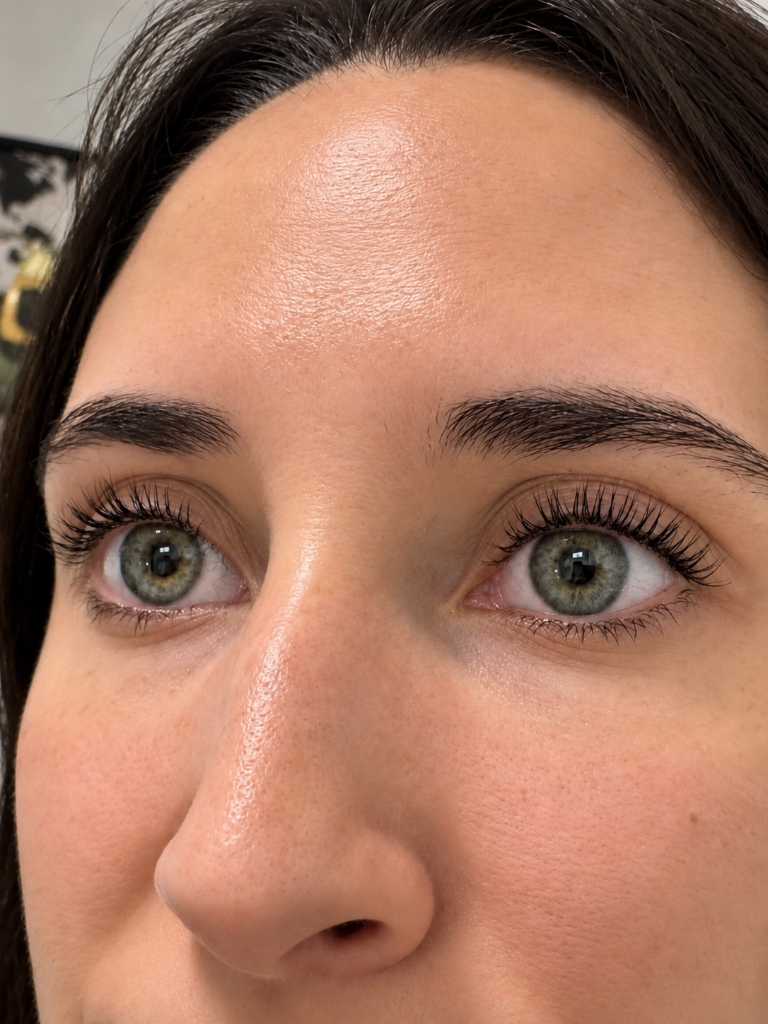     Natural lashes after a lash lift and tint with lifted curl and definition at Flaunt & Flutter Lashery