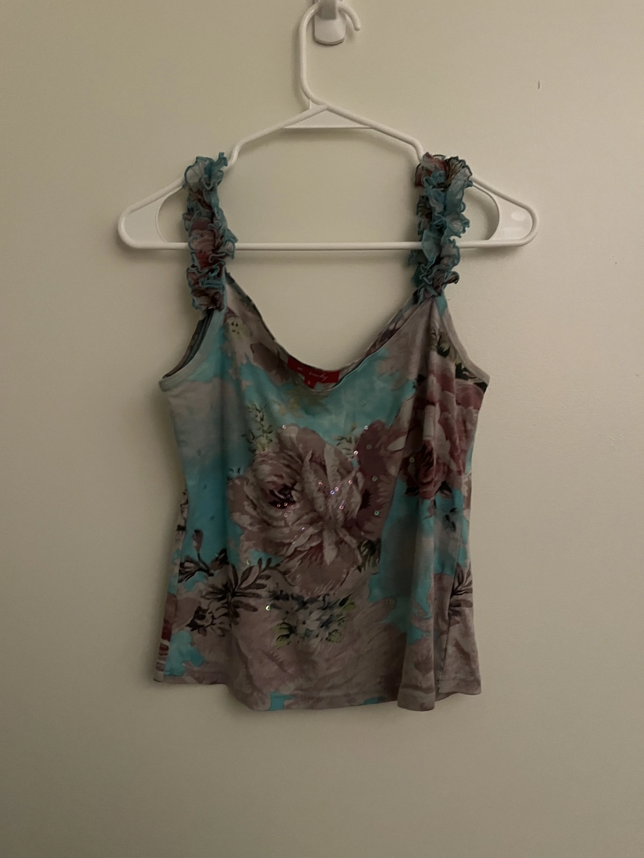 Derhy Blue Floral Top
