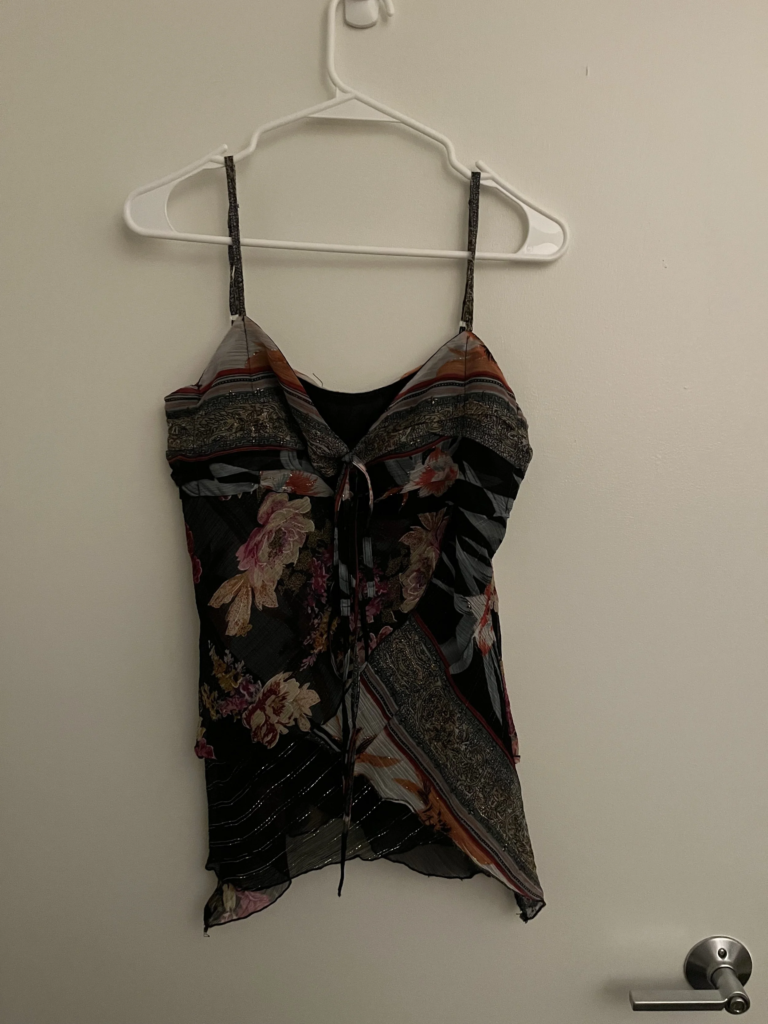 Asymmetrical Y2k Top