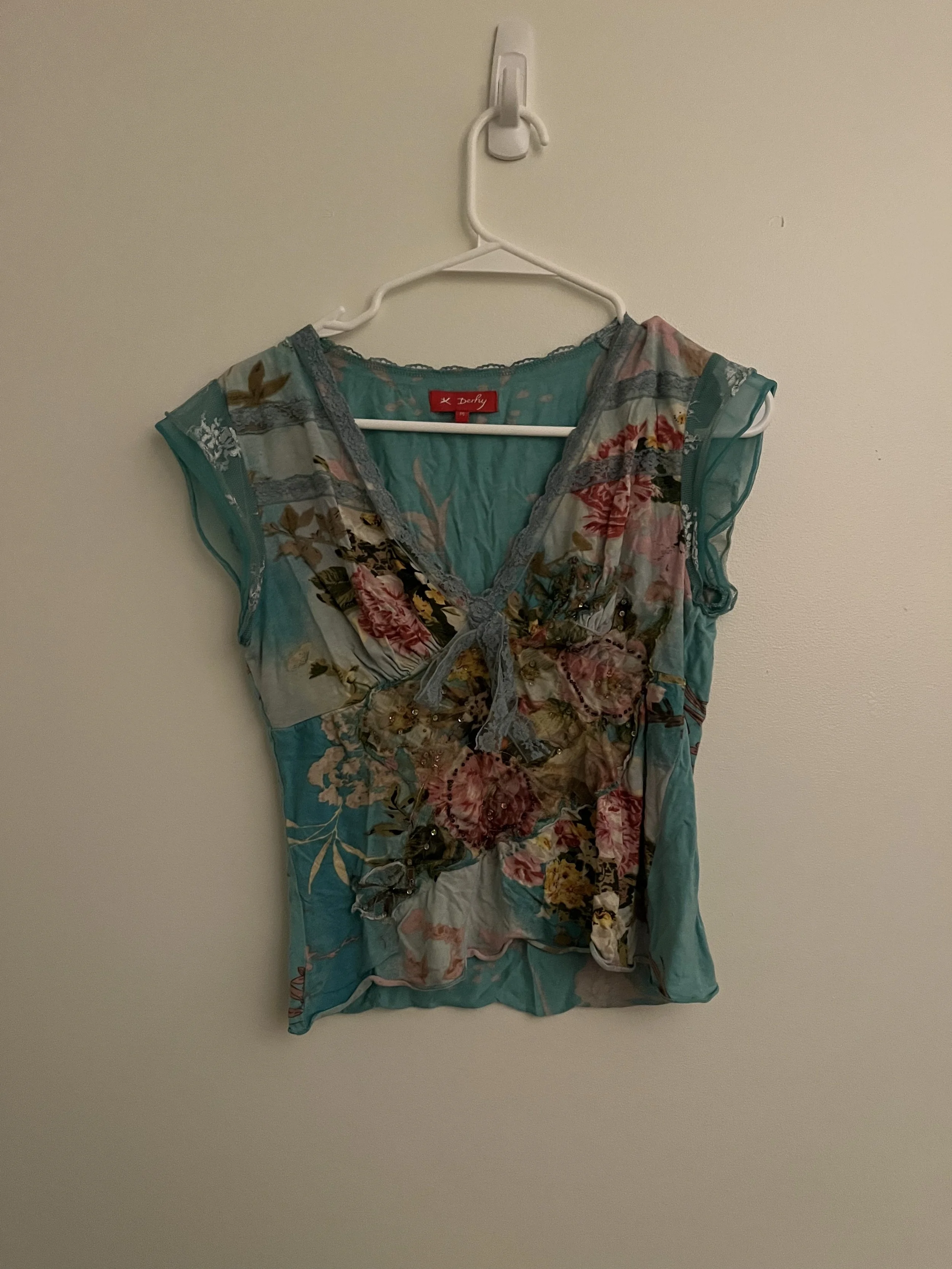 Derhy Fairy Teal Top
