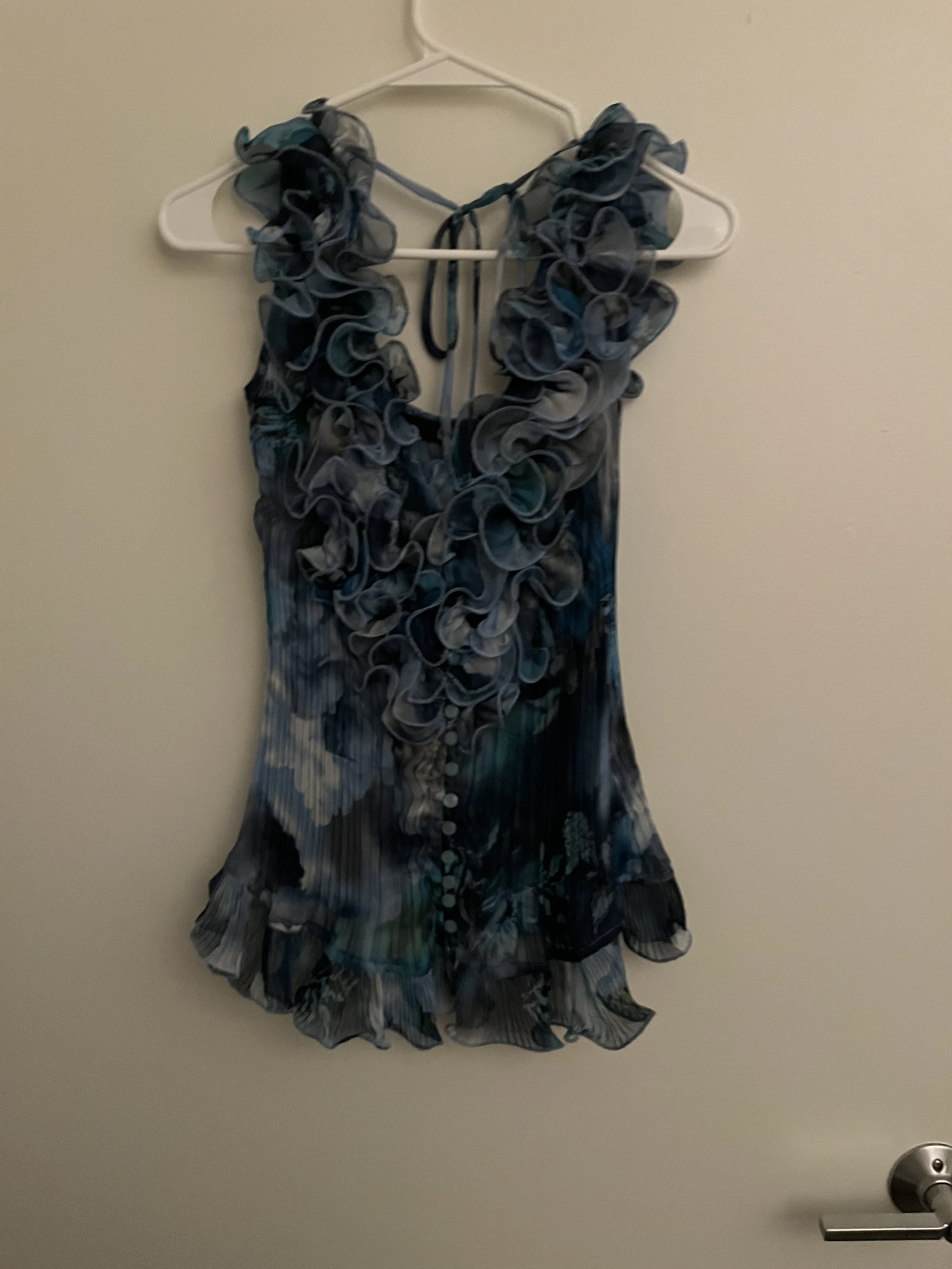 Cavalli Ruffle Mermaid Top