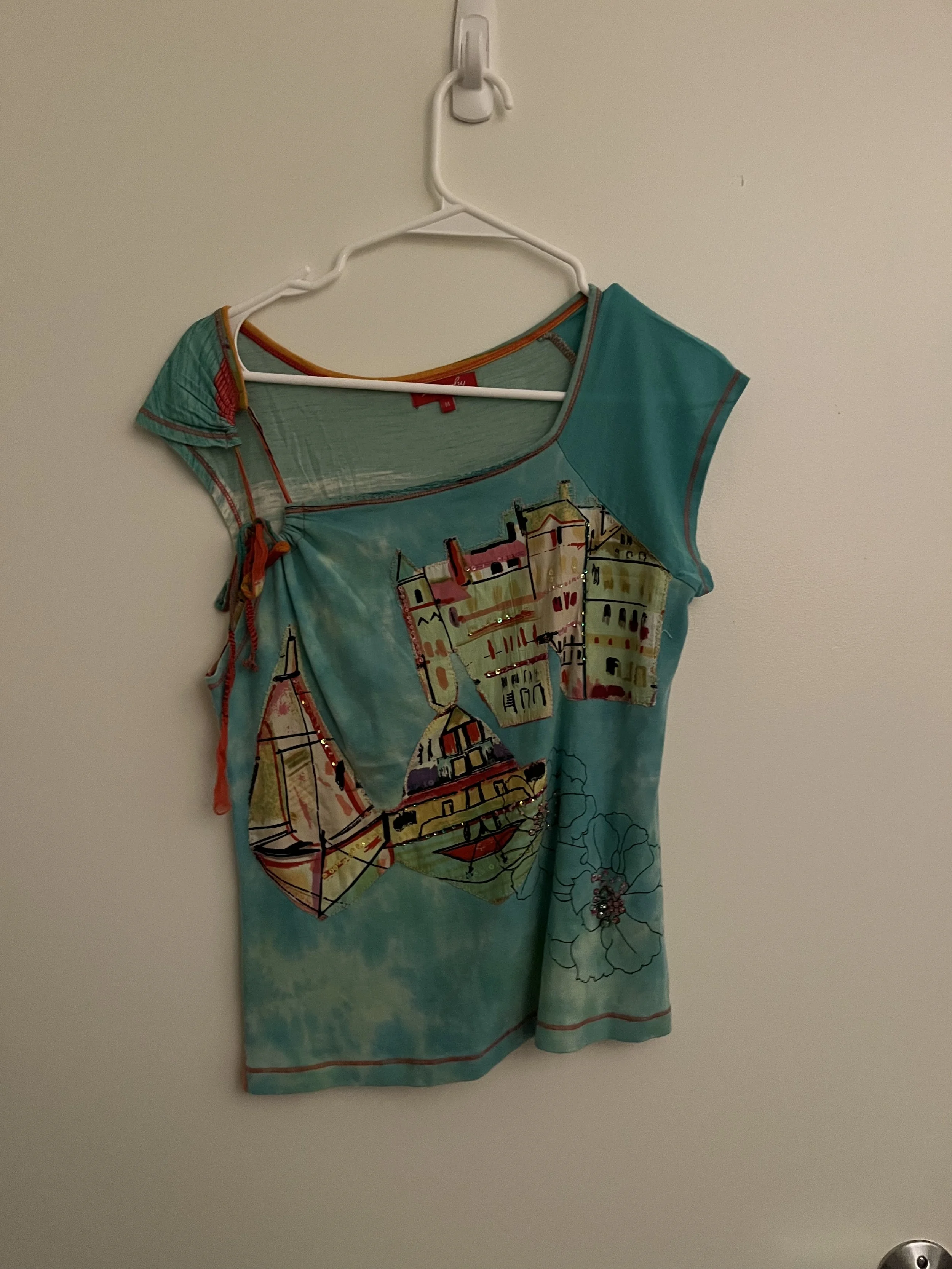 Derhy Water Scene Top