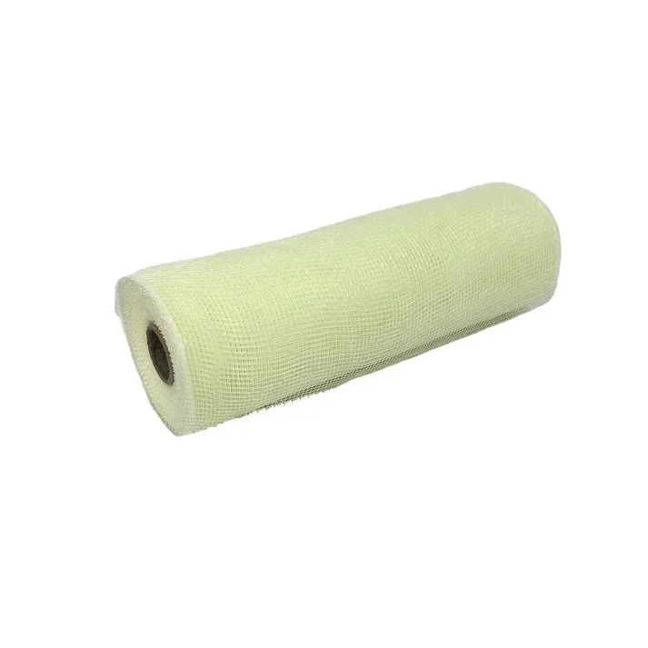 Ivory Deco Mesh 10" x 10 yds.