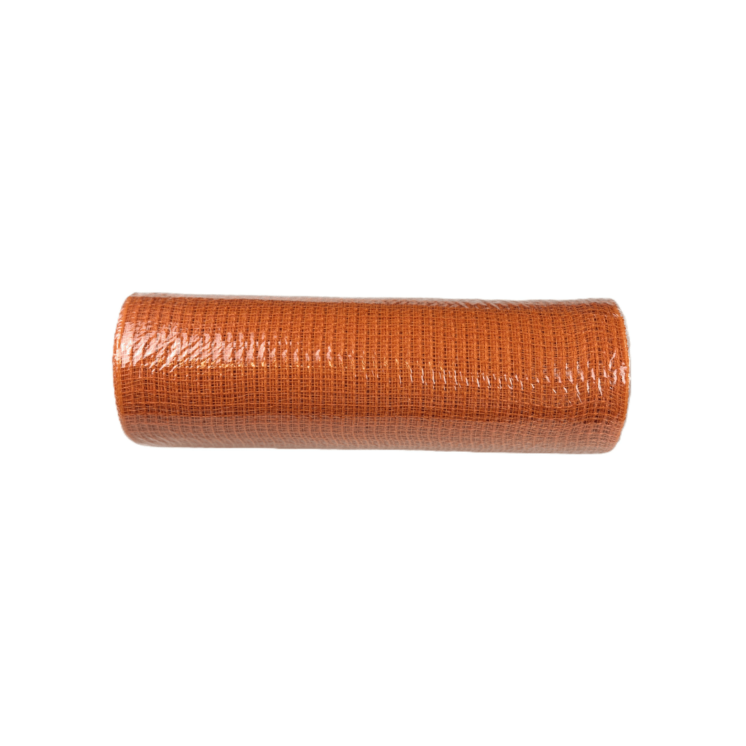 Orange Deco Poly Breeze Mesh 10" w x 10 yds.