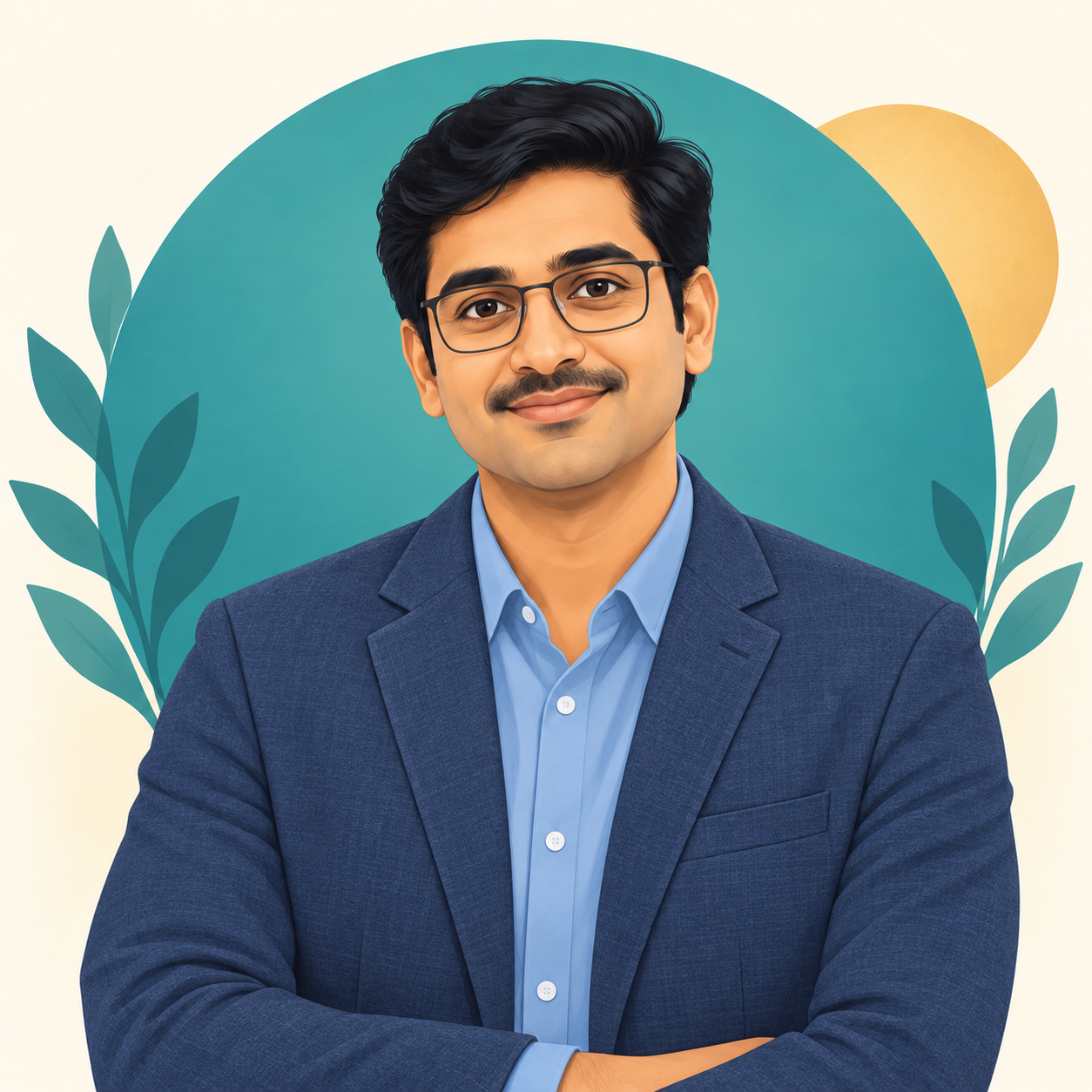 Illustration of Dr. Sreeram Gonnalagadda, Family Medicine physician