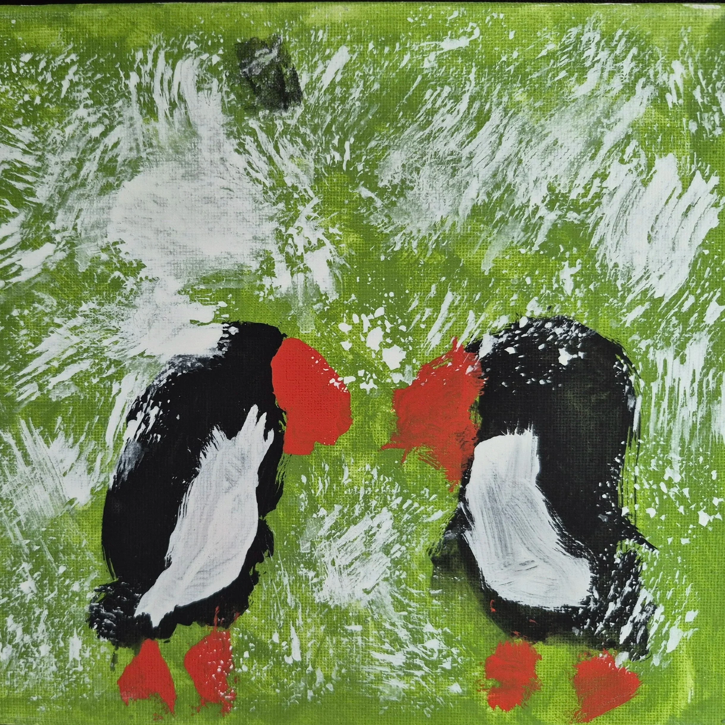 26. Puffins in a Snowstorm