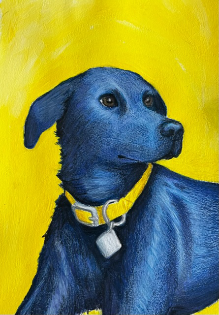 Cole, Gouache, April 2023