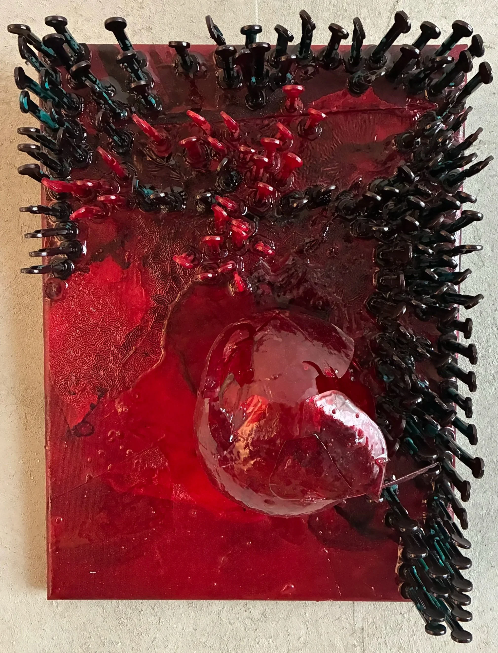 Izabela Chamczyk, "Climax", mixed media, 2026