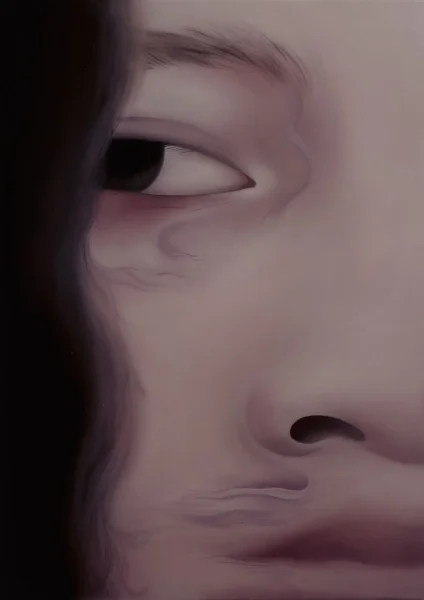 Marlena Szewczyk, "Lookback", oil on canvas, 70 x 50 cm, 2024
