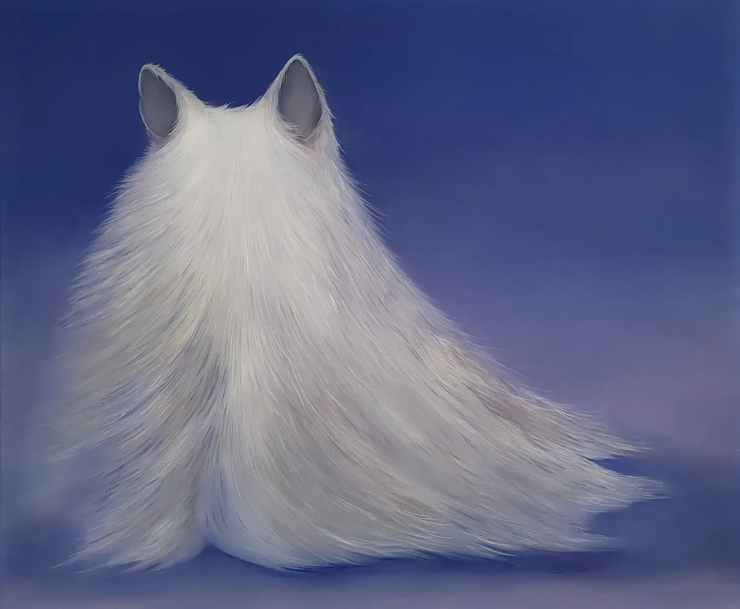 Marlena Szewczyk, "Presence", oil on canvas, 50 x 60 cm, 2023