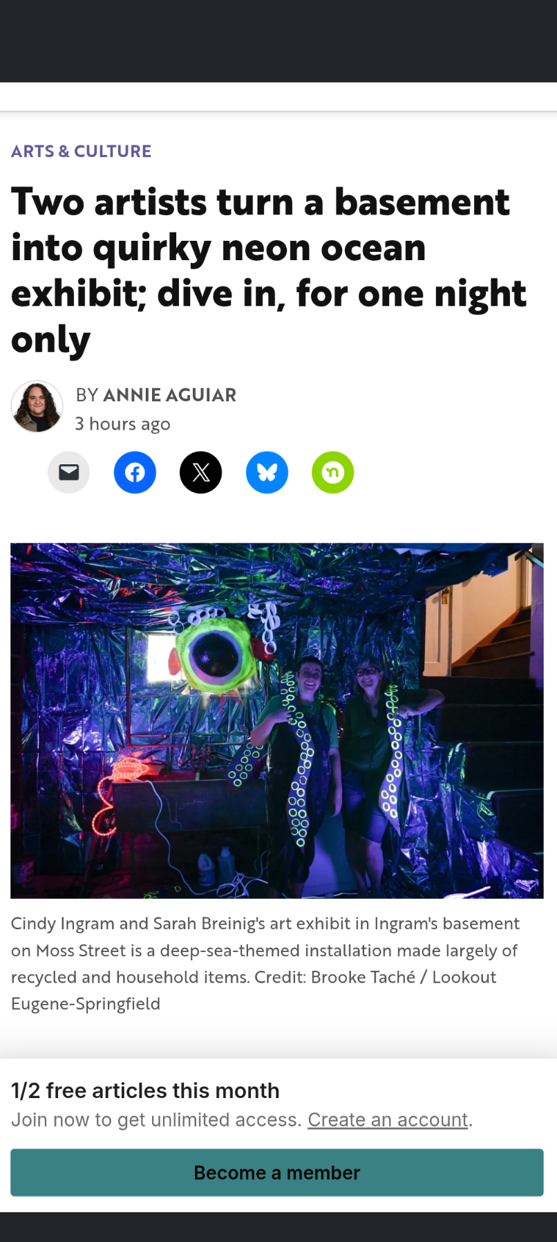 Great Story in Look Out Eugene