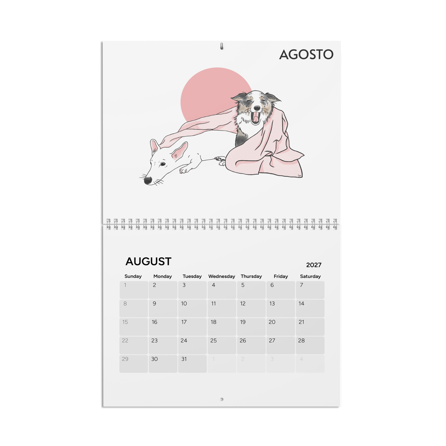 DAPHNE 2027 CALENDAR 12 months of cozy