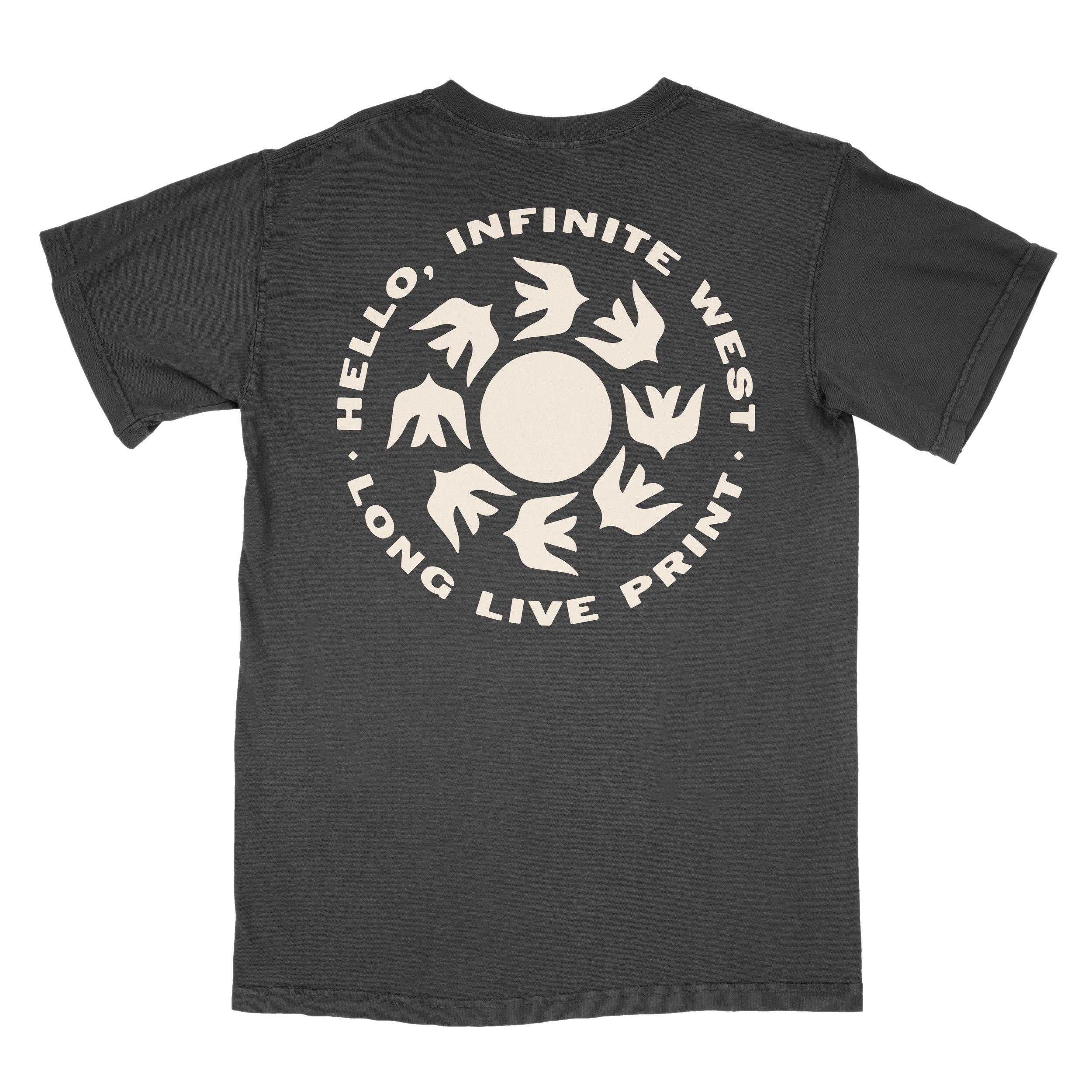 Hello, Infinite West Black Tee
