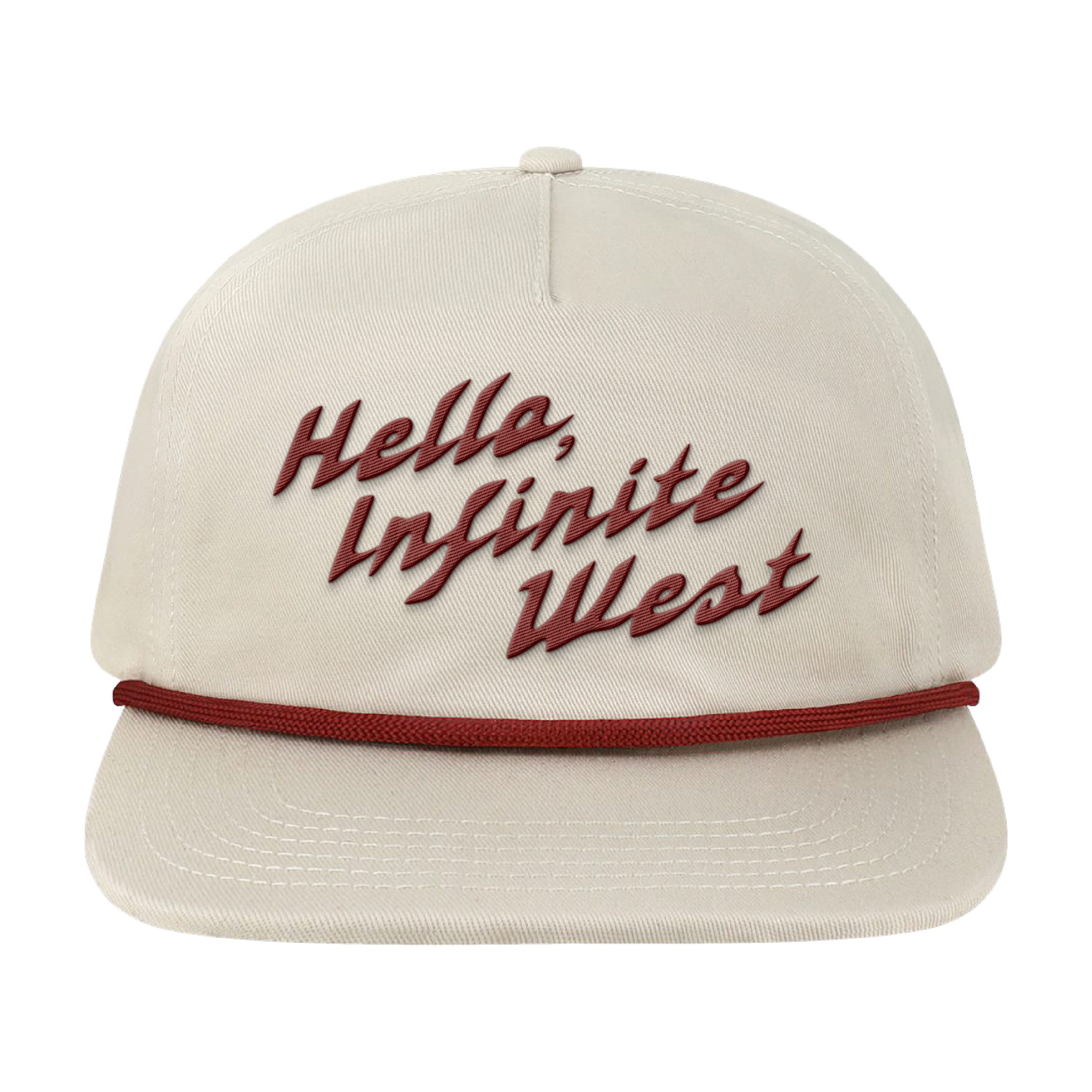 Hello, Infinite West Cream Hat
