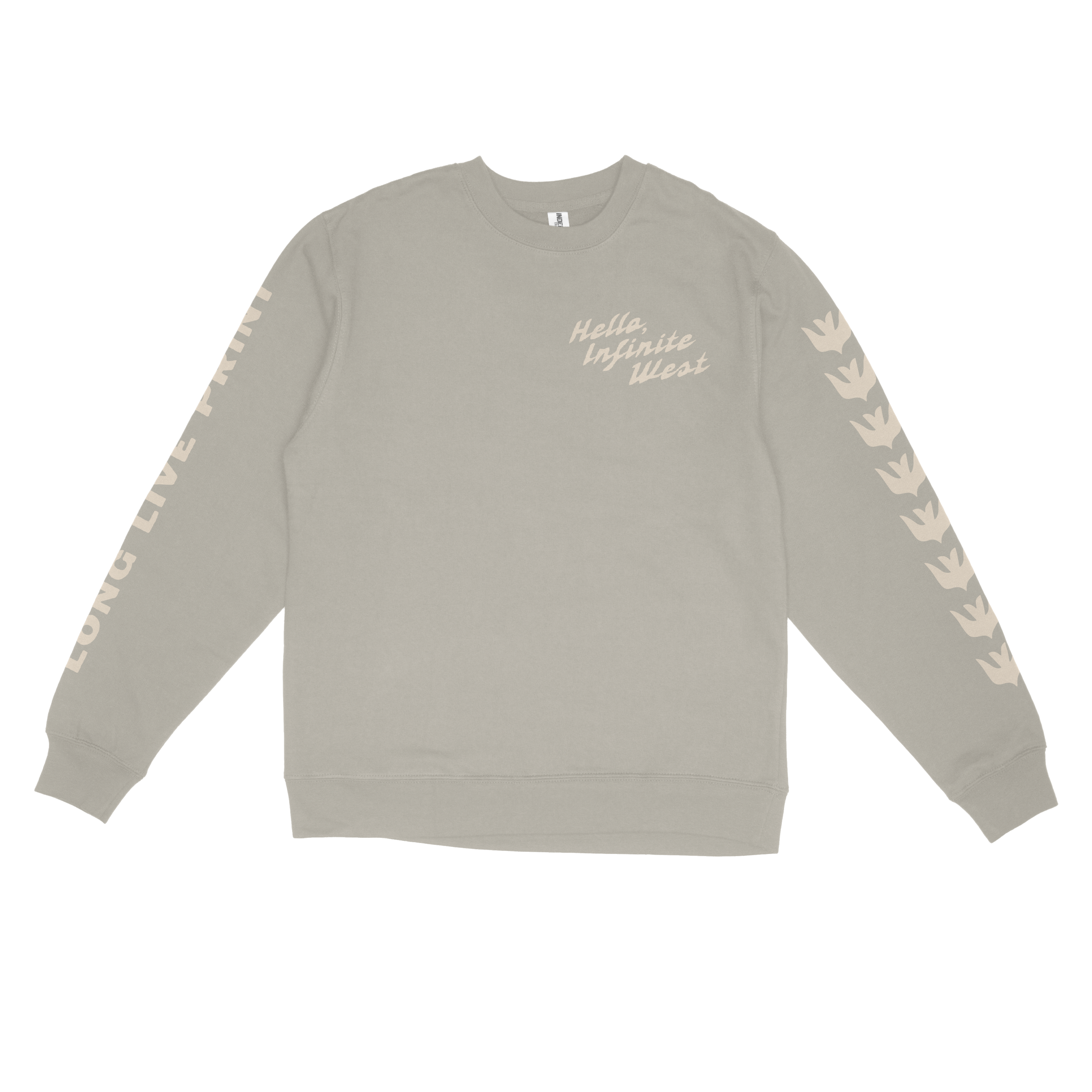 Hello, Infinite West Cement Sweatshirt