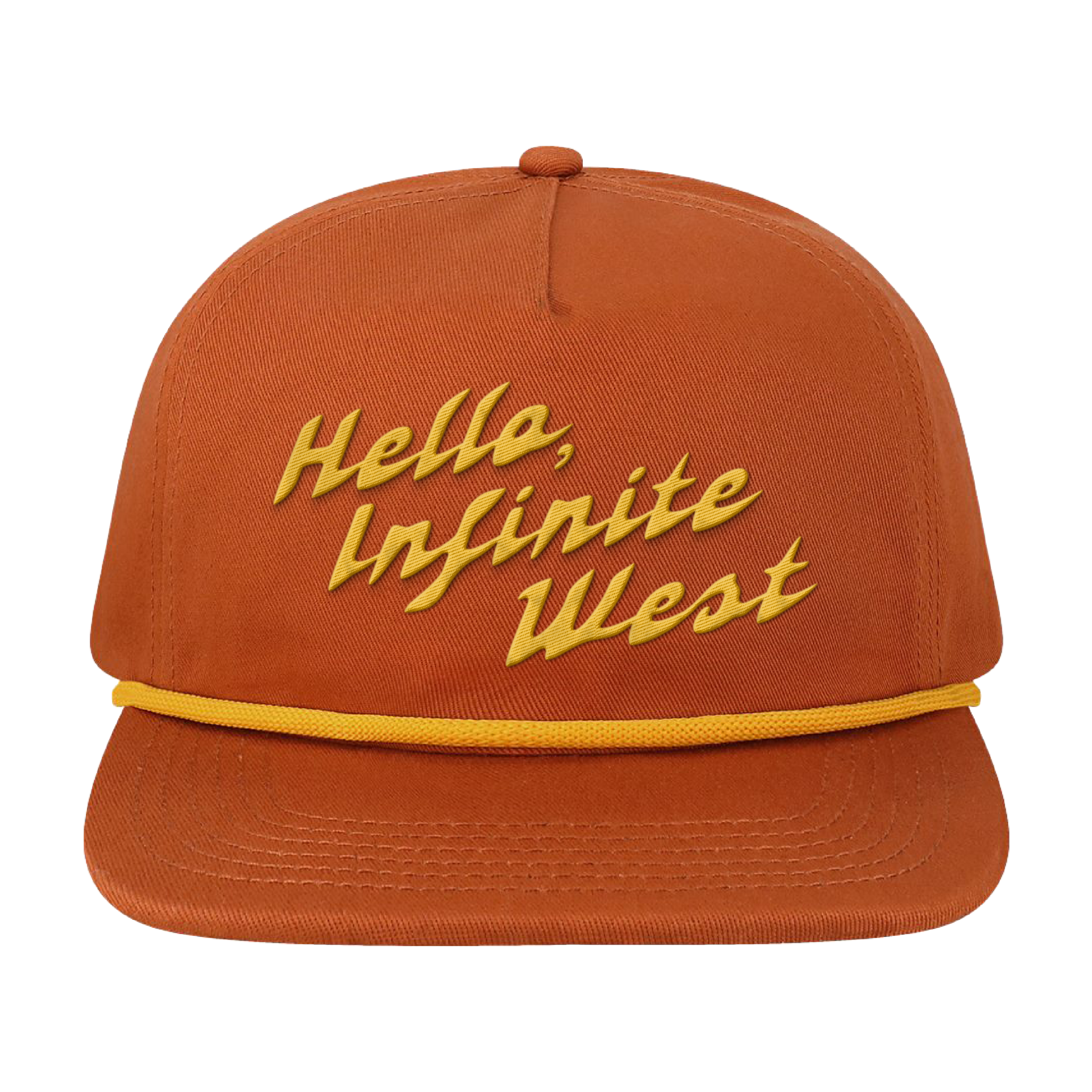Hello, Infinite West Rust Hat