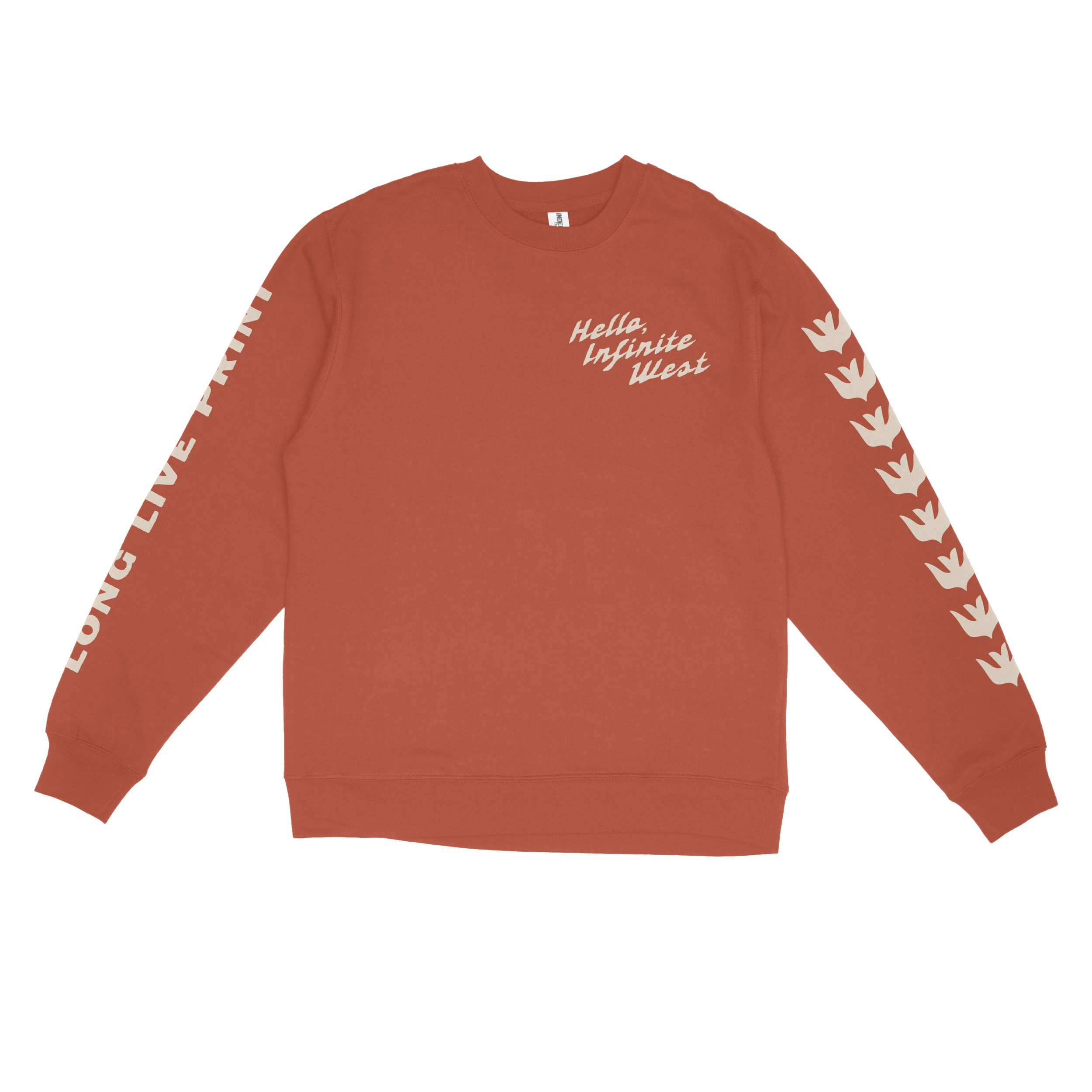 Hello, Infinite West Amber Sweatshirt