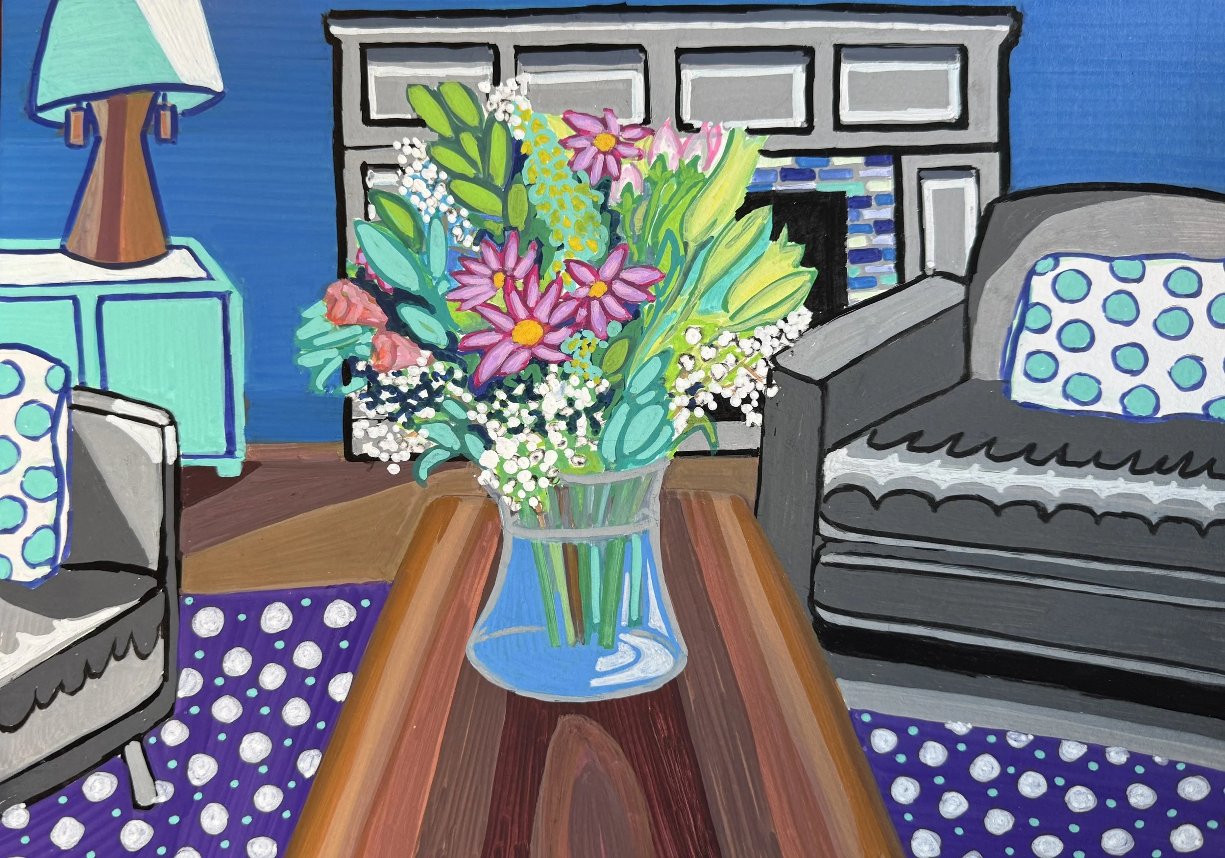 The Blue Cabinet · 12 x 8.25 in. 