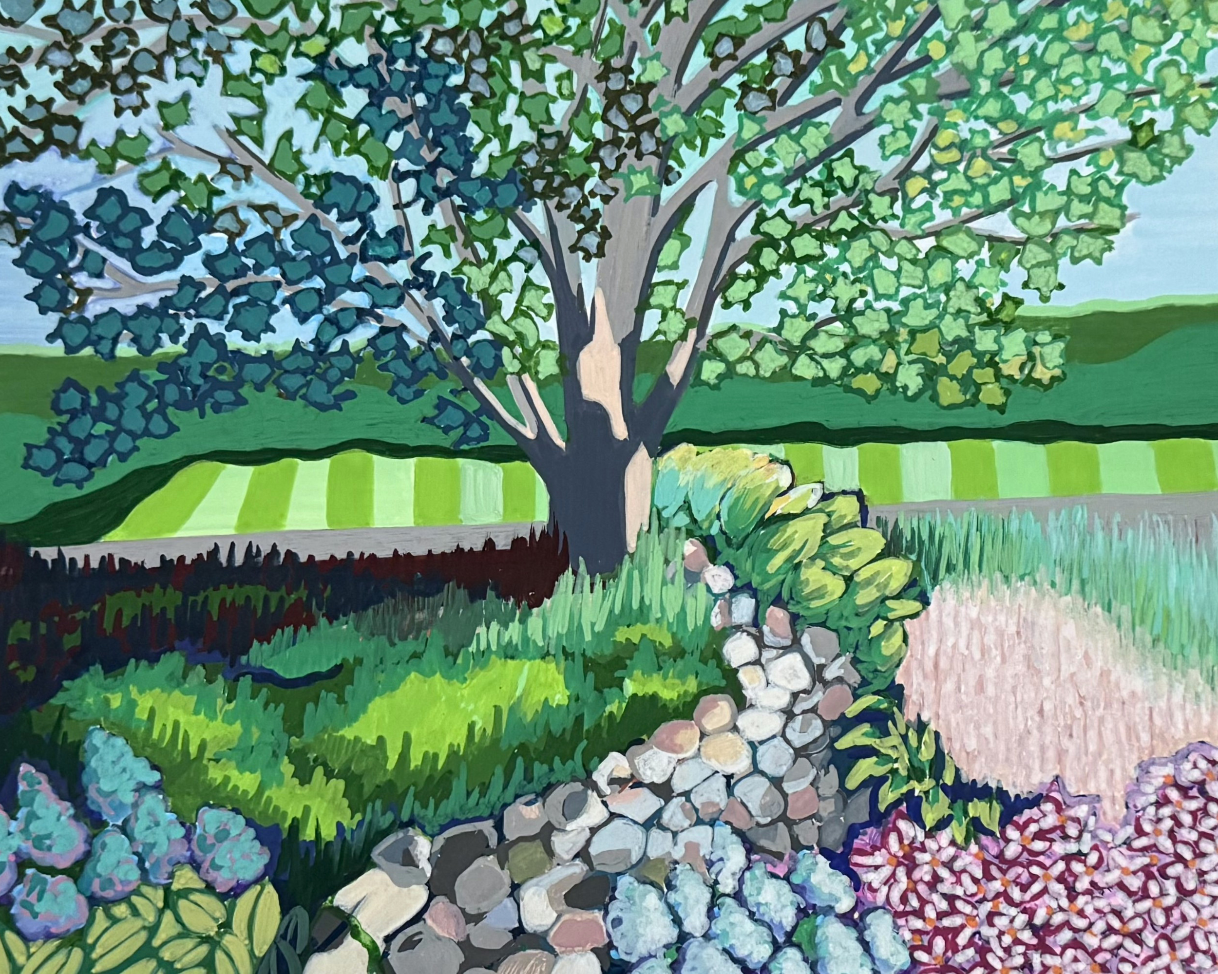 Purple at the Arboretum · 10 x 8 in.