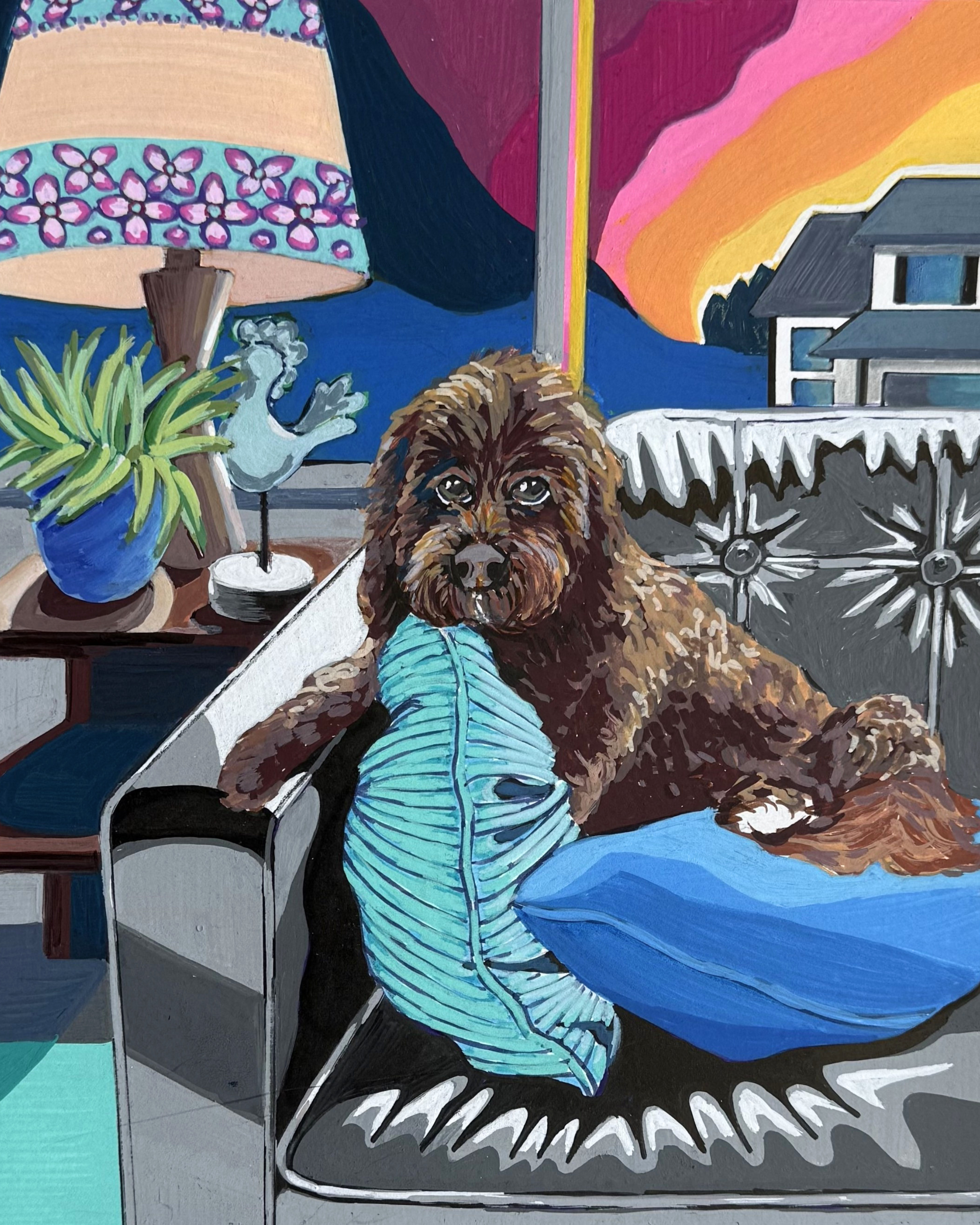 Keeping Watch · 8 x 10 in.