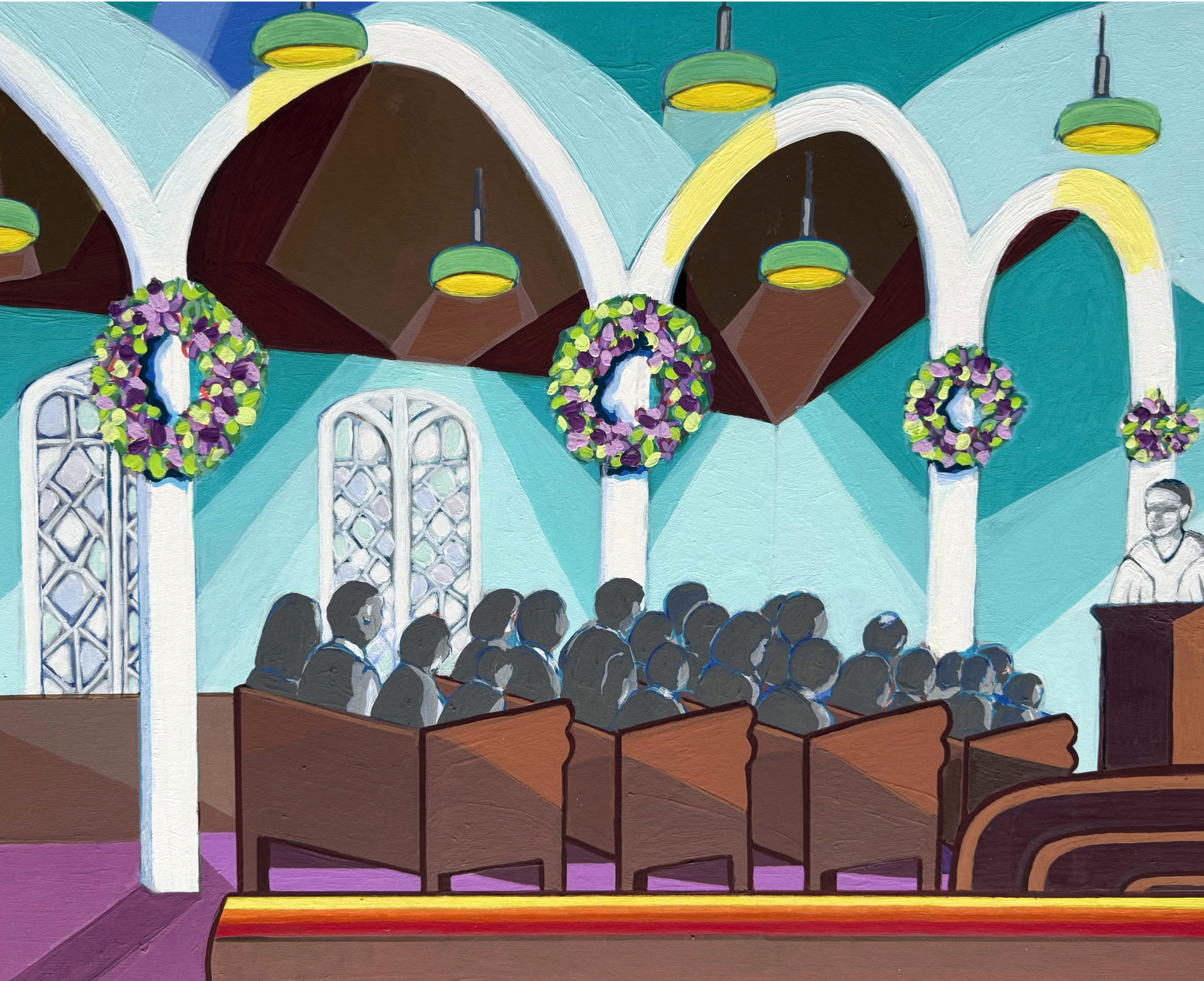 A Family Gathering · 17.5 x 14.25 in.