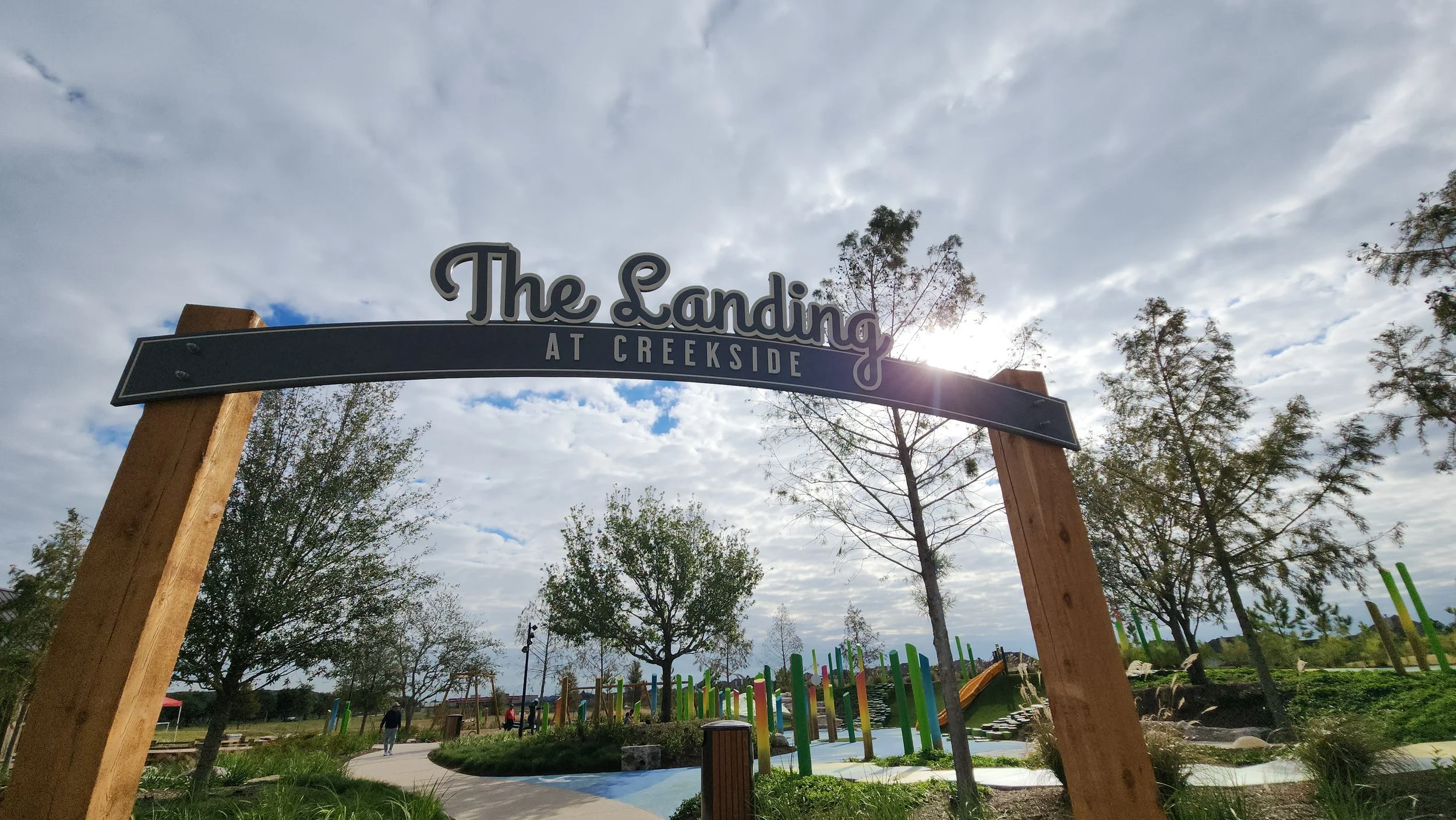 Creekside Park Entrance // Richmond, TX
