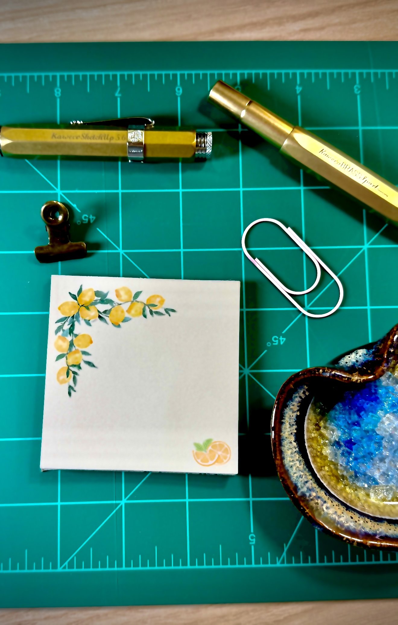 Lemon Happy Notes | 3x3 Handmade Notepad