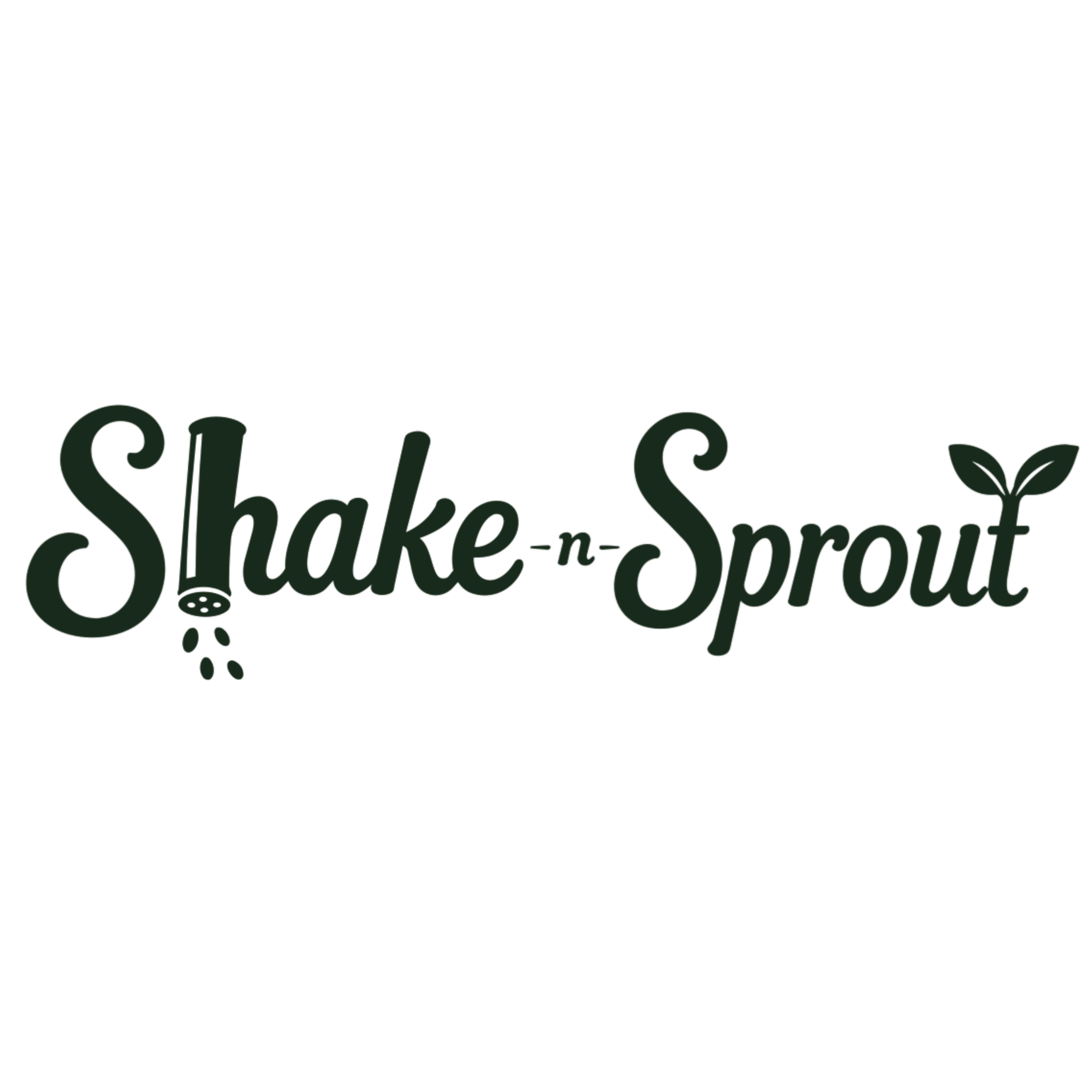 Black T-shirt with green text and graphics reading 'Shake until soy pops' and a small illustration of soybeans at the end.