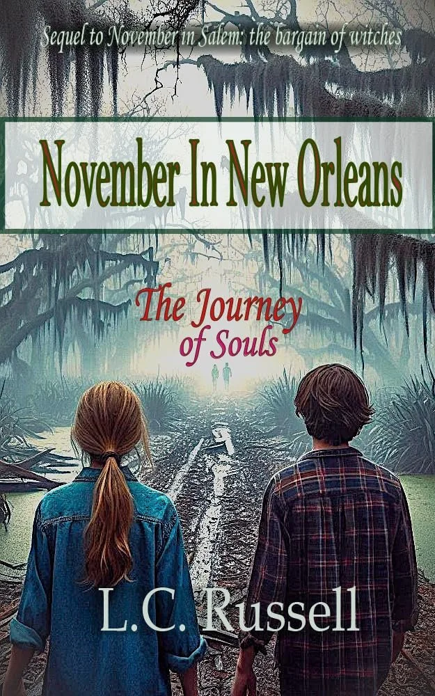 November in New Orleans: The Journey of Souls book cover, The November Fantasy Series by L.C. Russell
