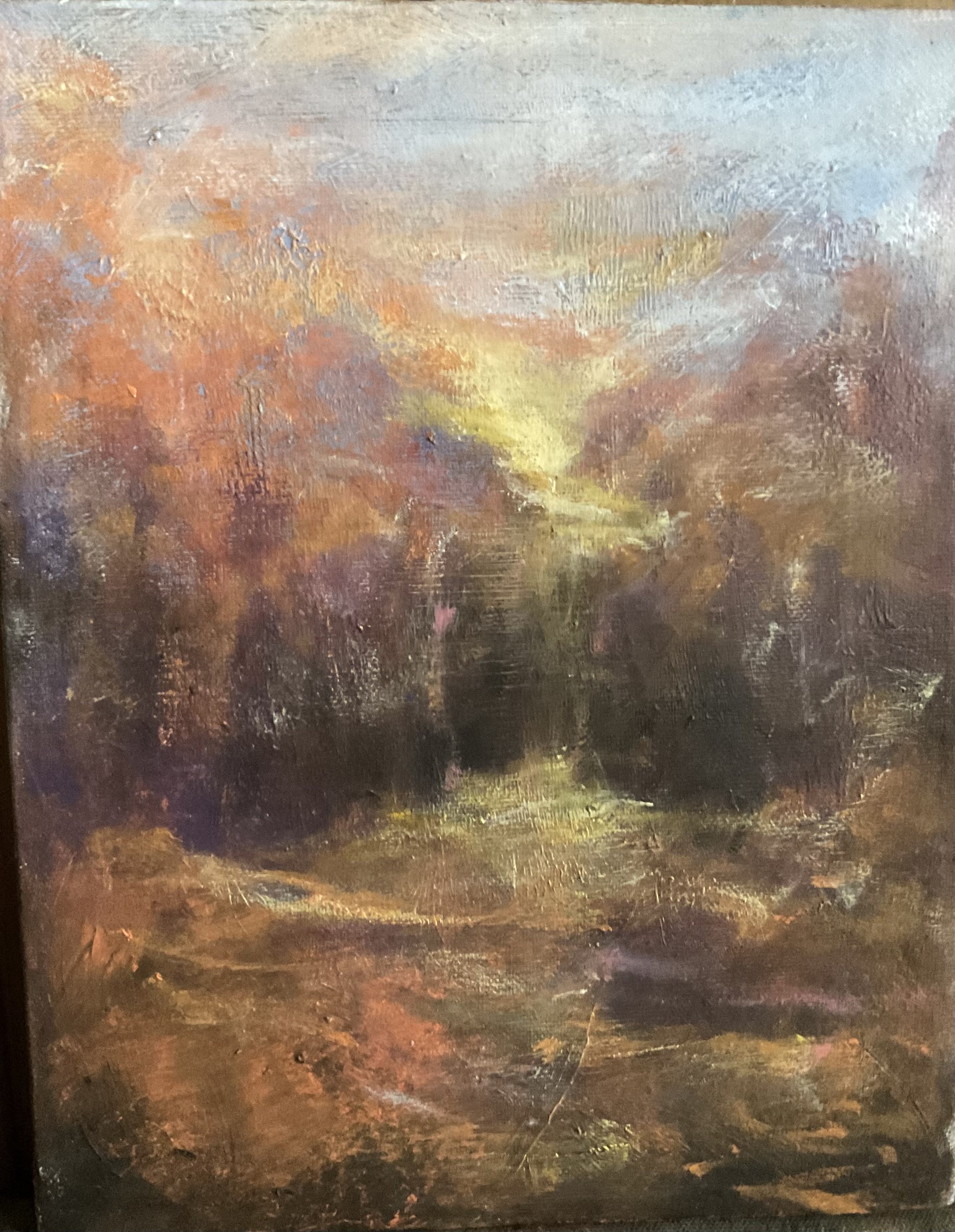 Vivid Landscape Oil Painting