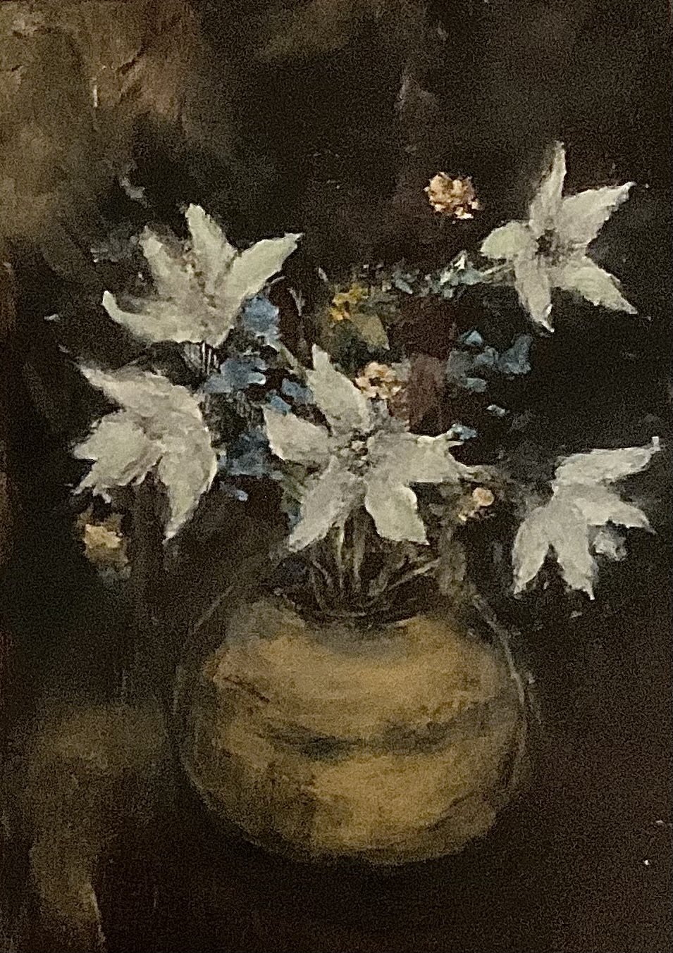 Elegance in Bloom: Timeless Floral Oil Painting