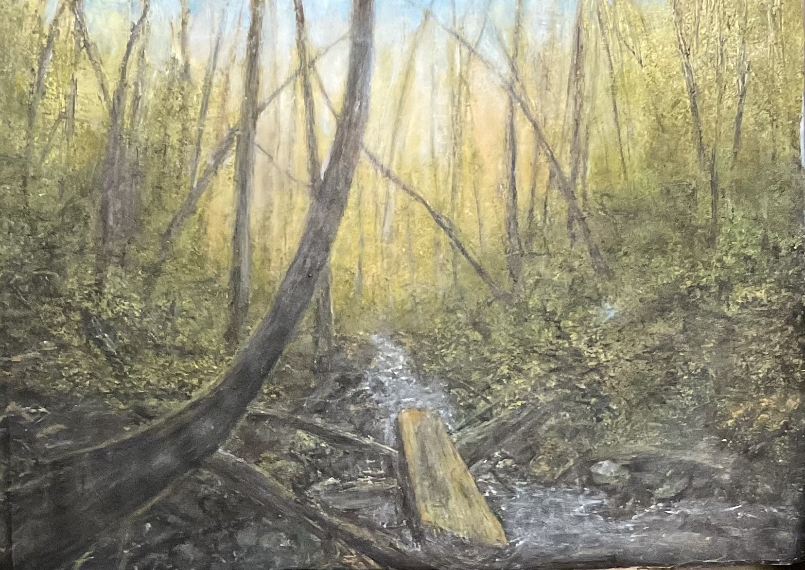 Forest Tranquility Oil Painting