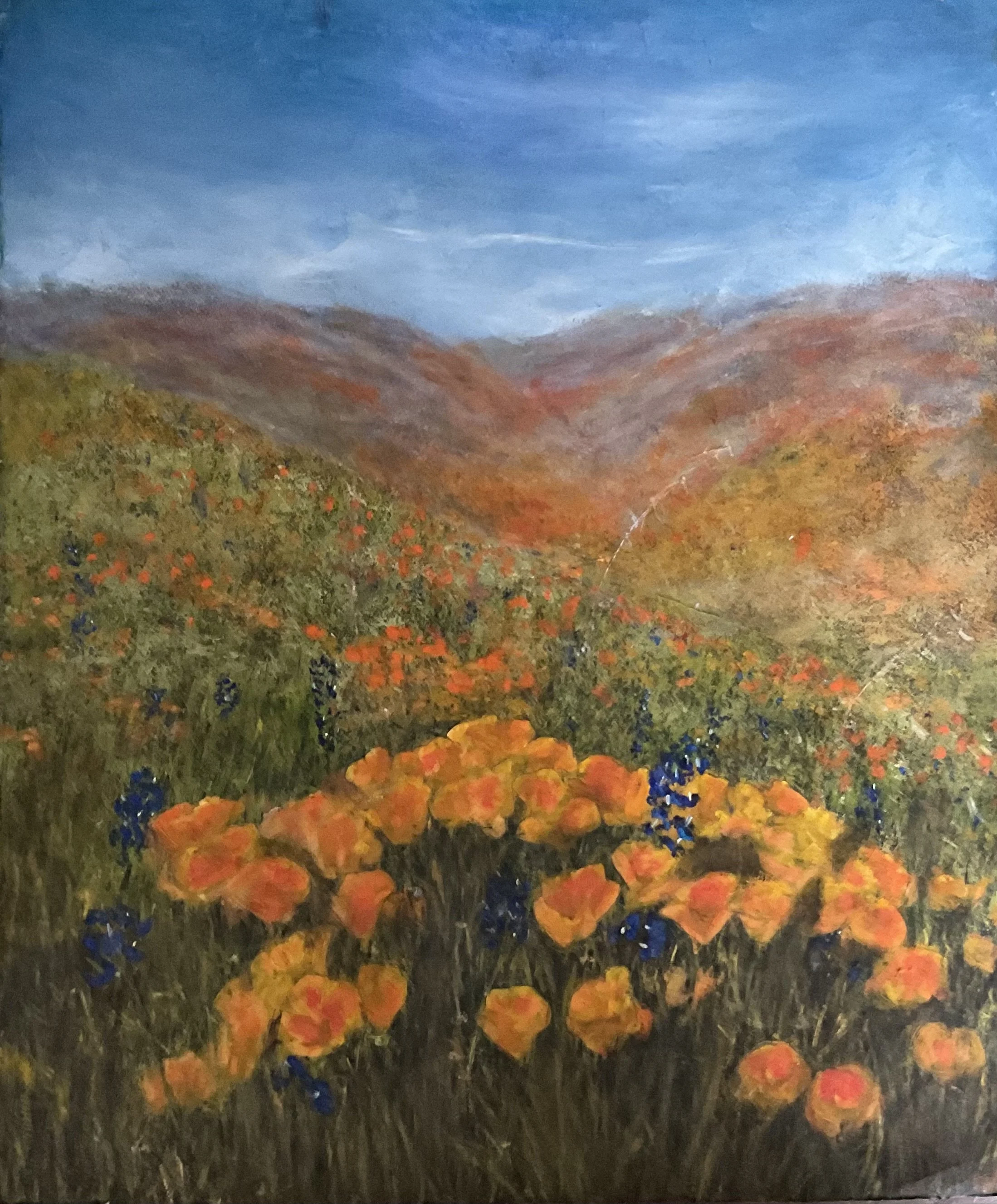 Vibrant Landscape Oil Painting