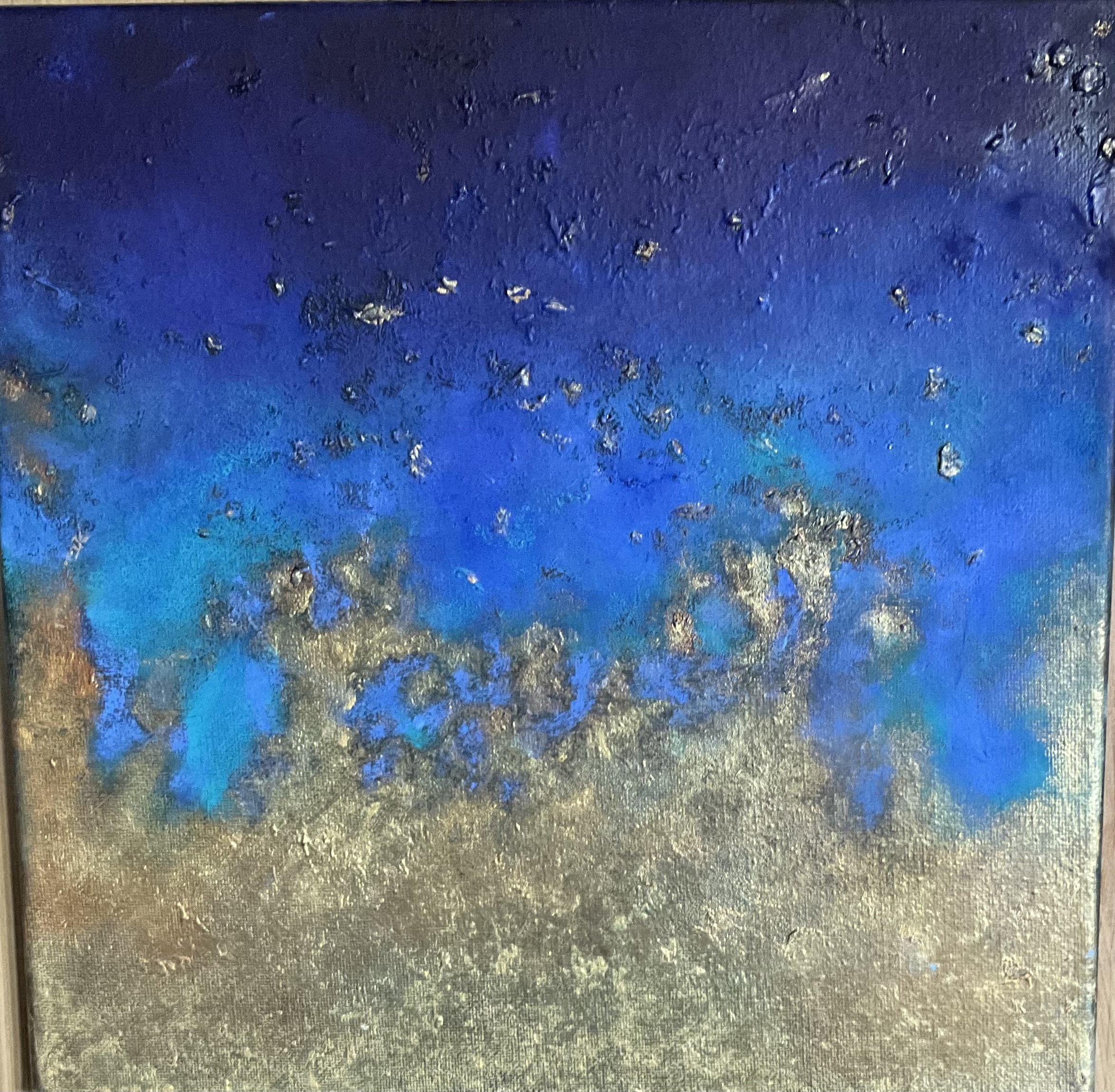 Blue Abyss Oil Painting