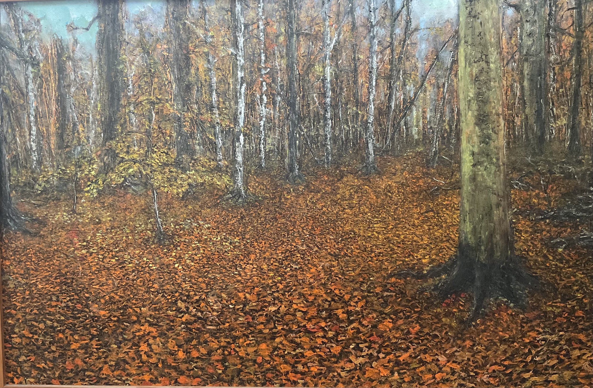 Autumn Forest Oil Painting