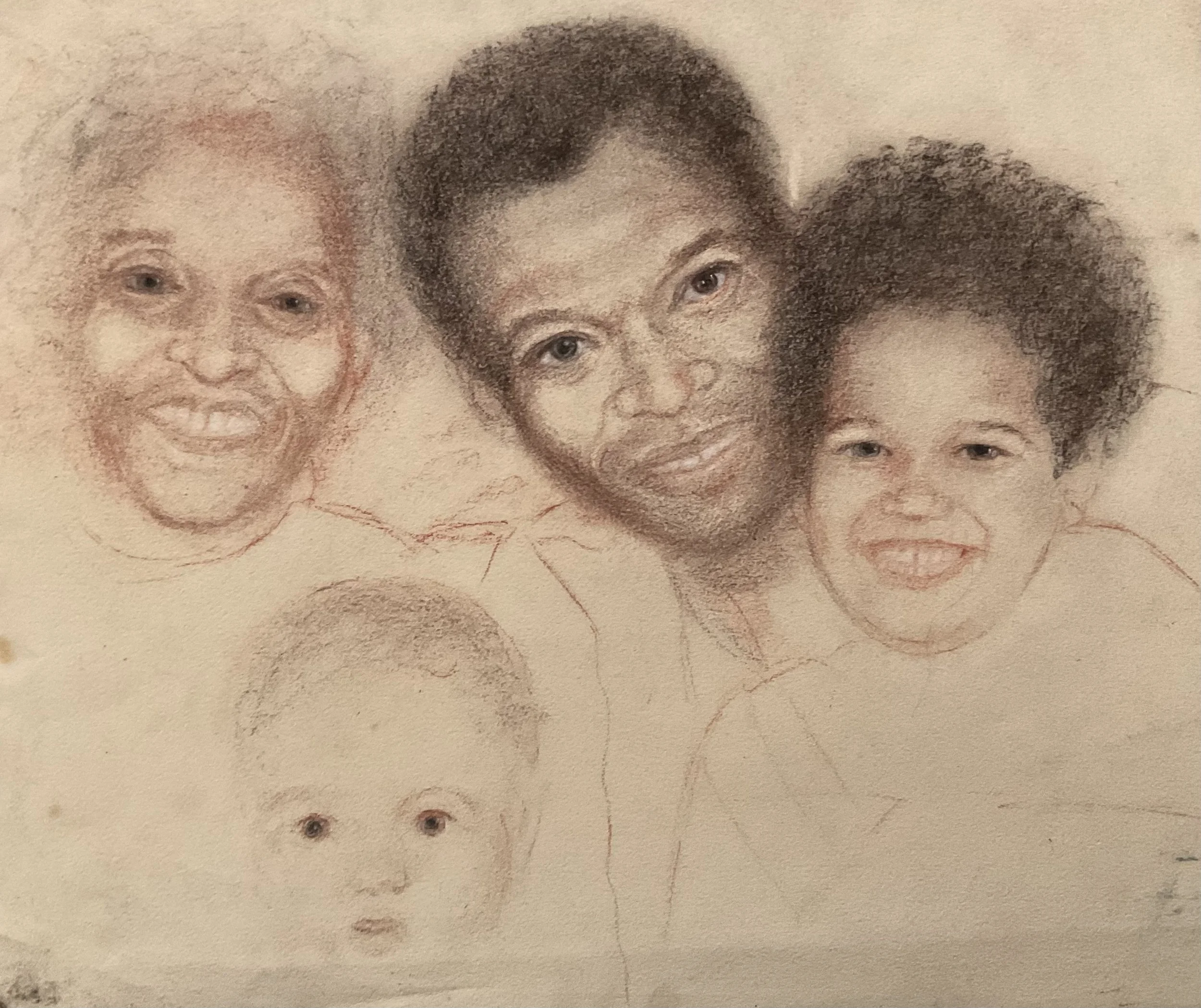 Family photo from the fire series